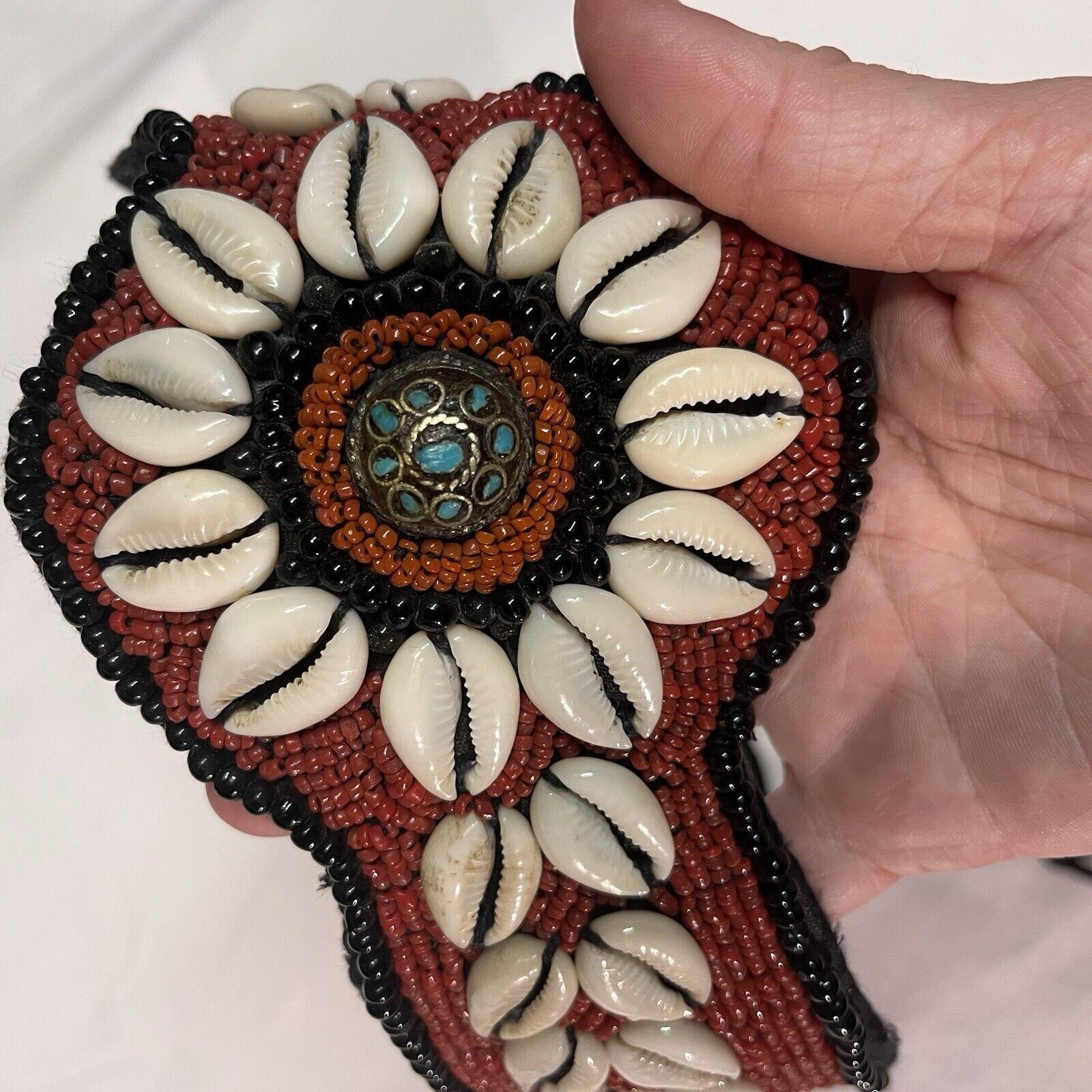 Handmade NativeAmerican Belt Attributed to Shinnecock People Folk Art Size ONE SIZE - 2 Thumbnail