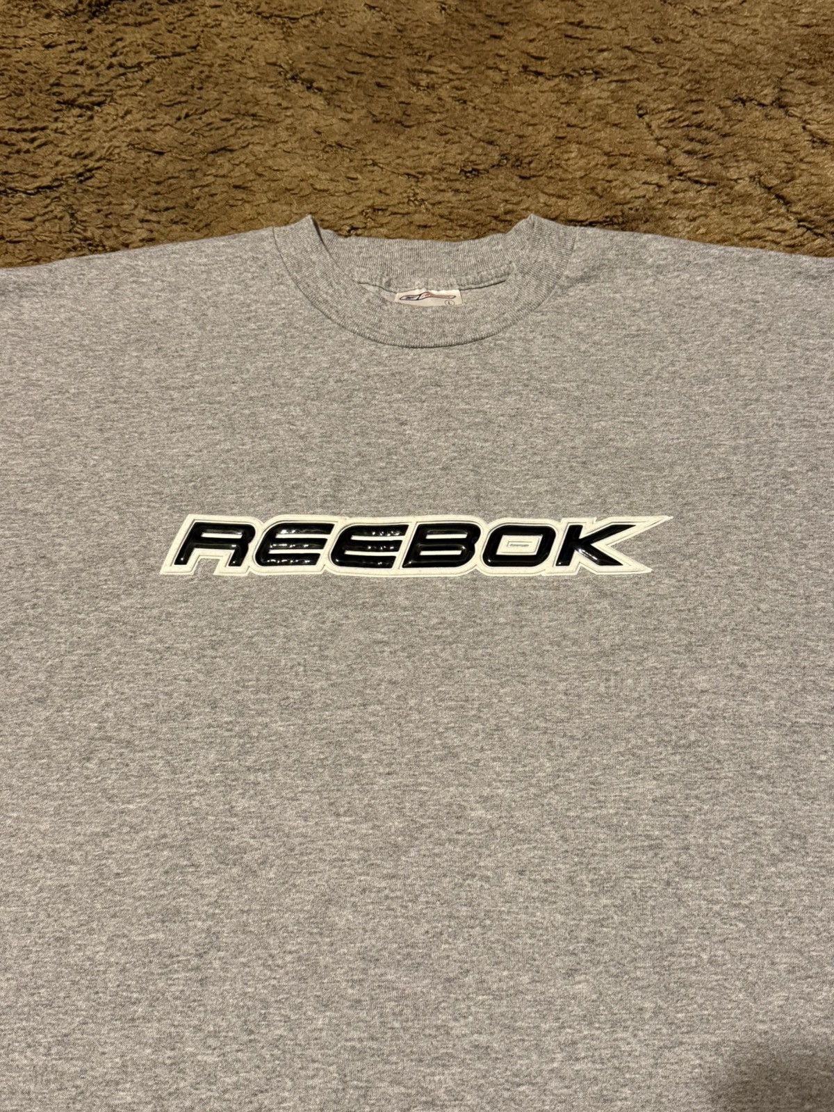 Reebok Vintage 90s Reebok Logo Long Sleeve Tee Grey Large Size US L / EU 52-54 / 3 - 2 Thumbnail