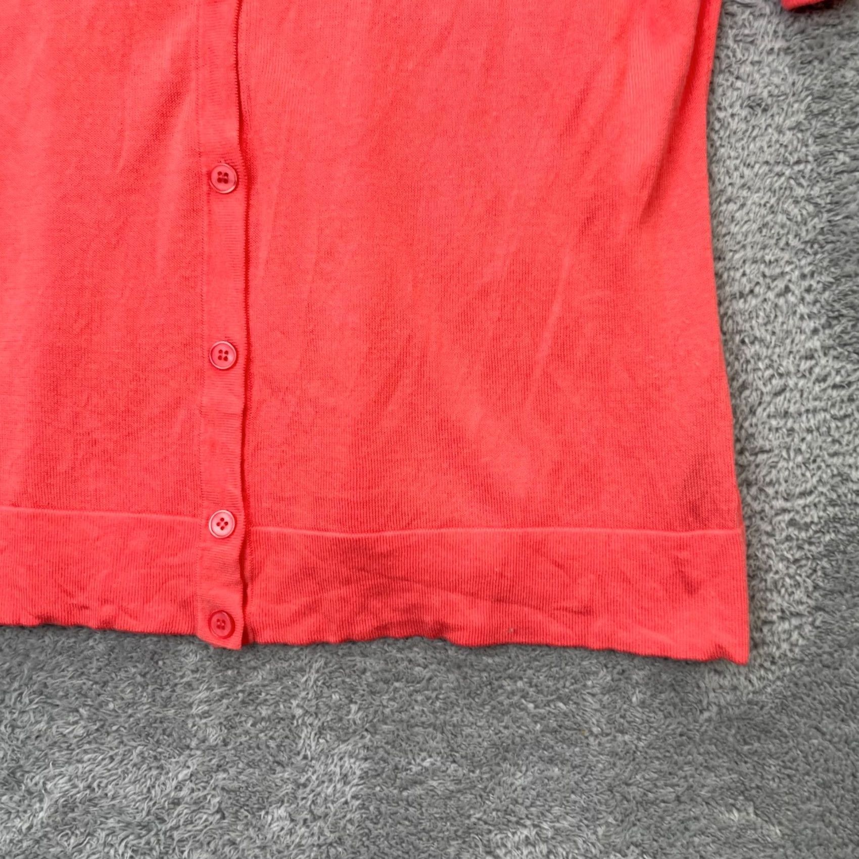 Pinko Lafayette 148 New York Sweater Cardigan Womens XL Pink Button Front Knit Crew Neck Casual Womens XL Pink Cardigan Size XL / US 12-14 / IT 48-50 - 5 Thumbnail