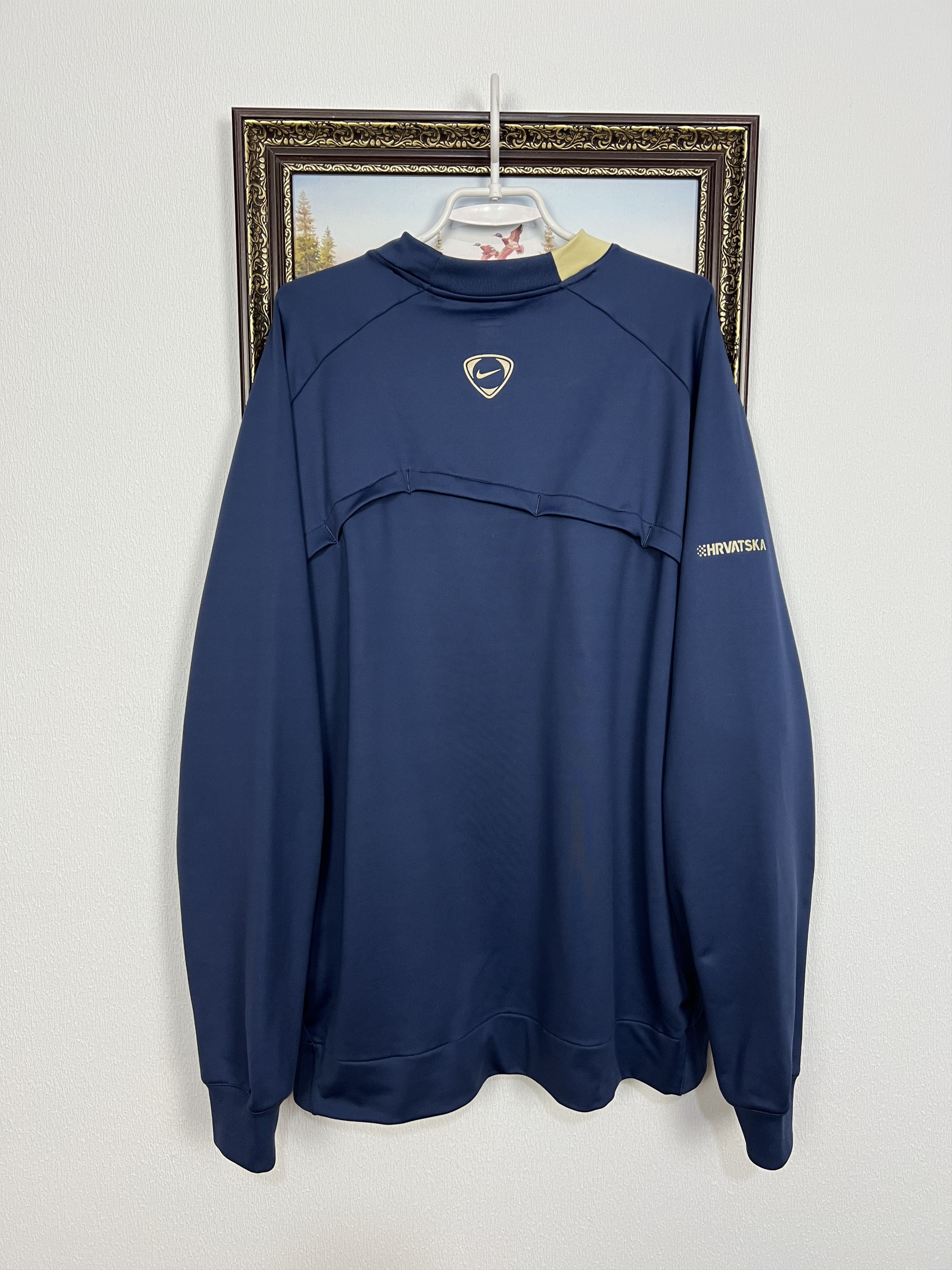 Nike Vintage Croatia Football Train Sweatshirt Track Top Rare Size US XXL / EU 58 / 5 - 9 Thumbnail