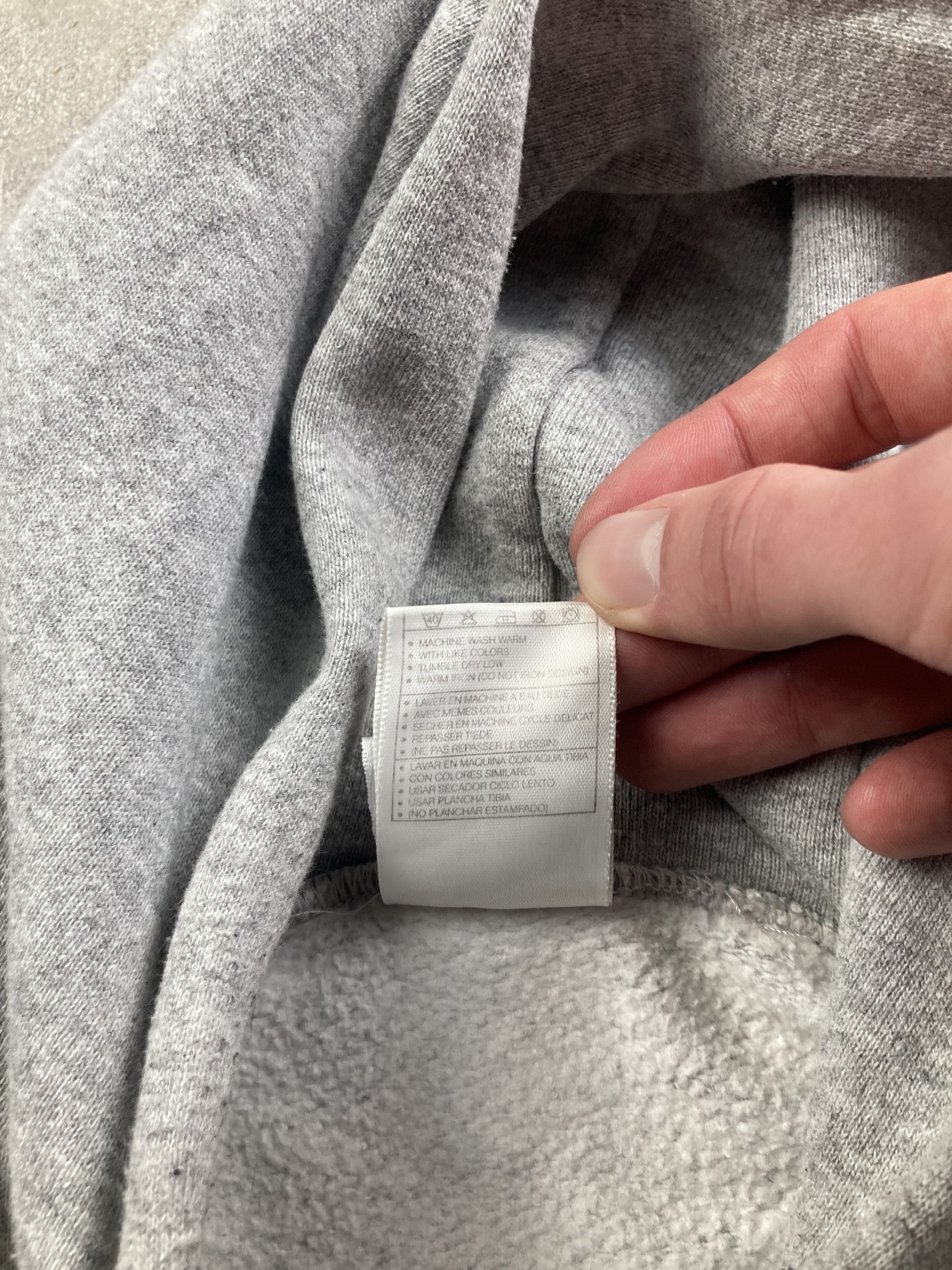 Nike Vintage 90s Nike gray oversize baggy hoodie made in USA Size US L / EU 52-54 / 3 - 11 Thumbnail