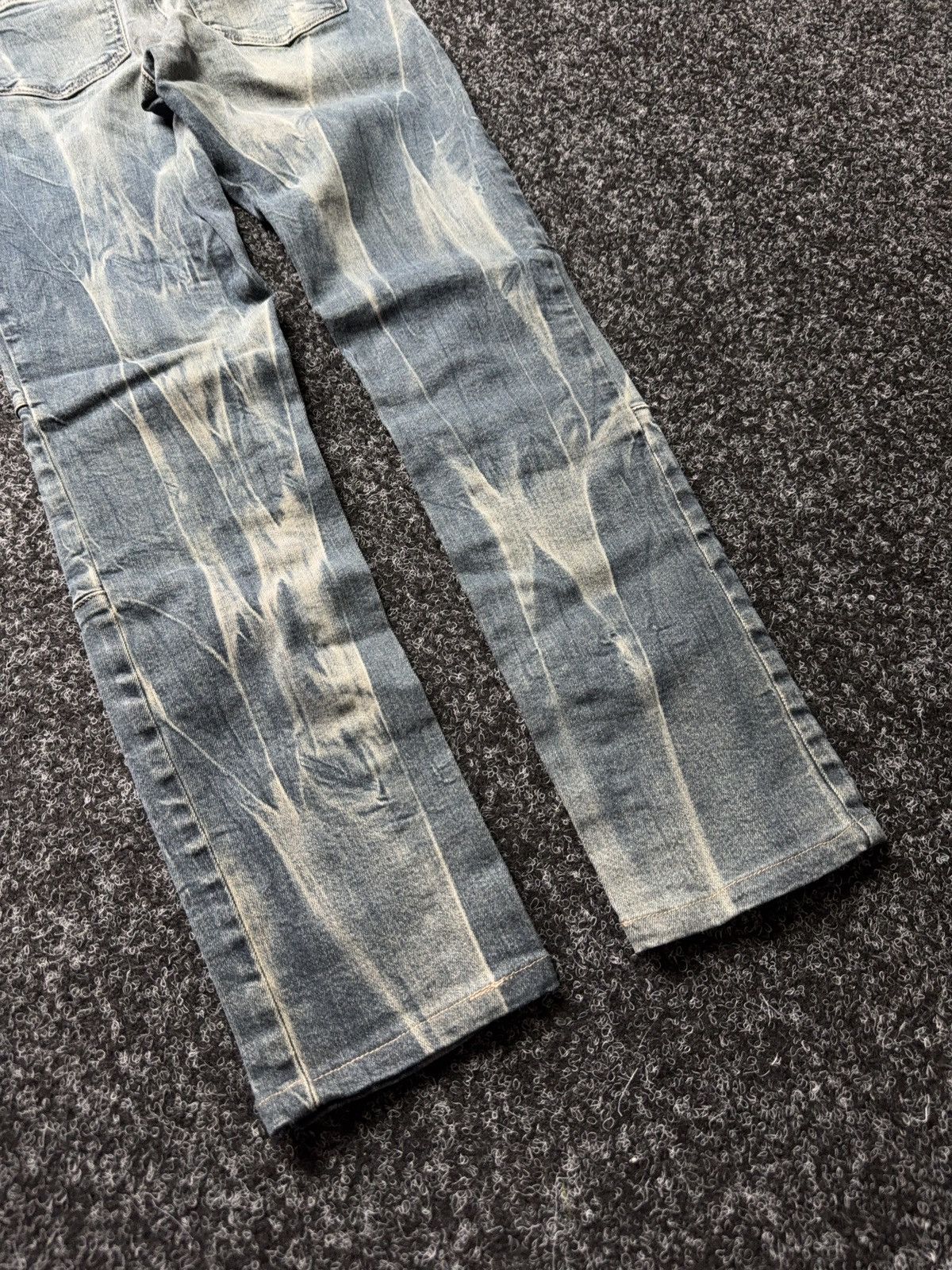 Diesel Diesel Jegonfire Opium 00s Y2K Faded Biker Skinny Jeans W27 Size 27" / US 4 / IT 40 - 14 Thumbnail