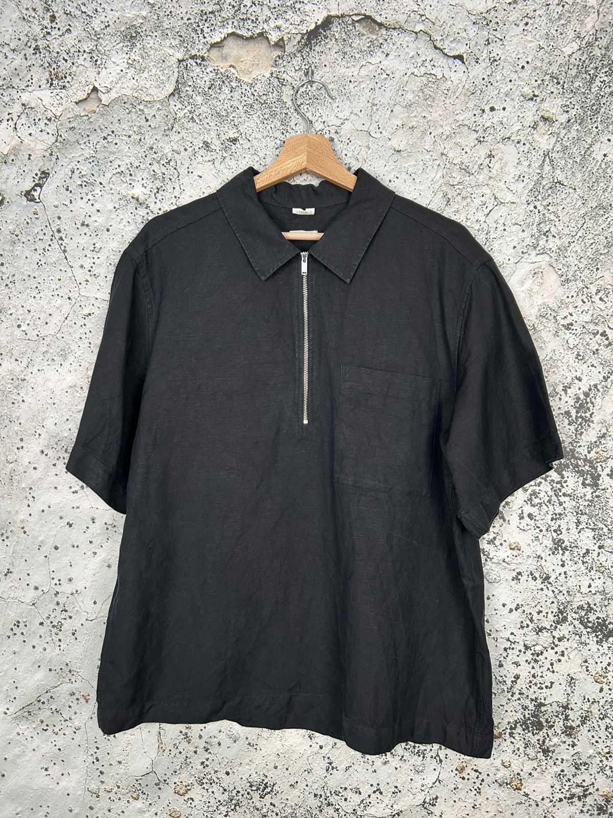 Arket Arket Premium Zip Polo Shirt Linen Streetwear Skate Summer Size US M / EU 48-50 / 2 - 1 Thumbnail