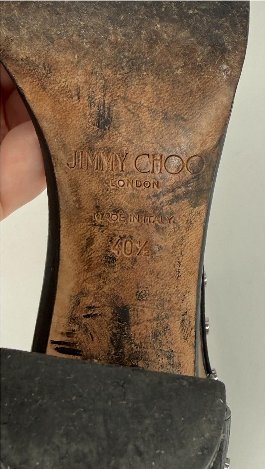 Jimmy Choo Jimmy Choo London Studded Heeled Sandals – EU 40.5 / US 9 Size US 9 / IT 39 - 9 Thumbnail
