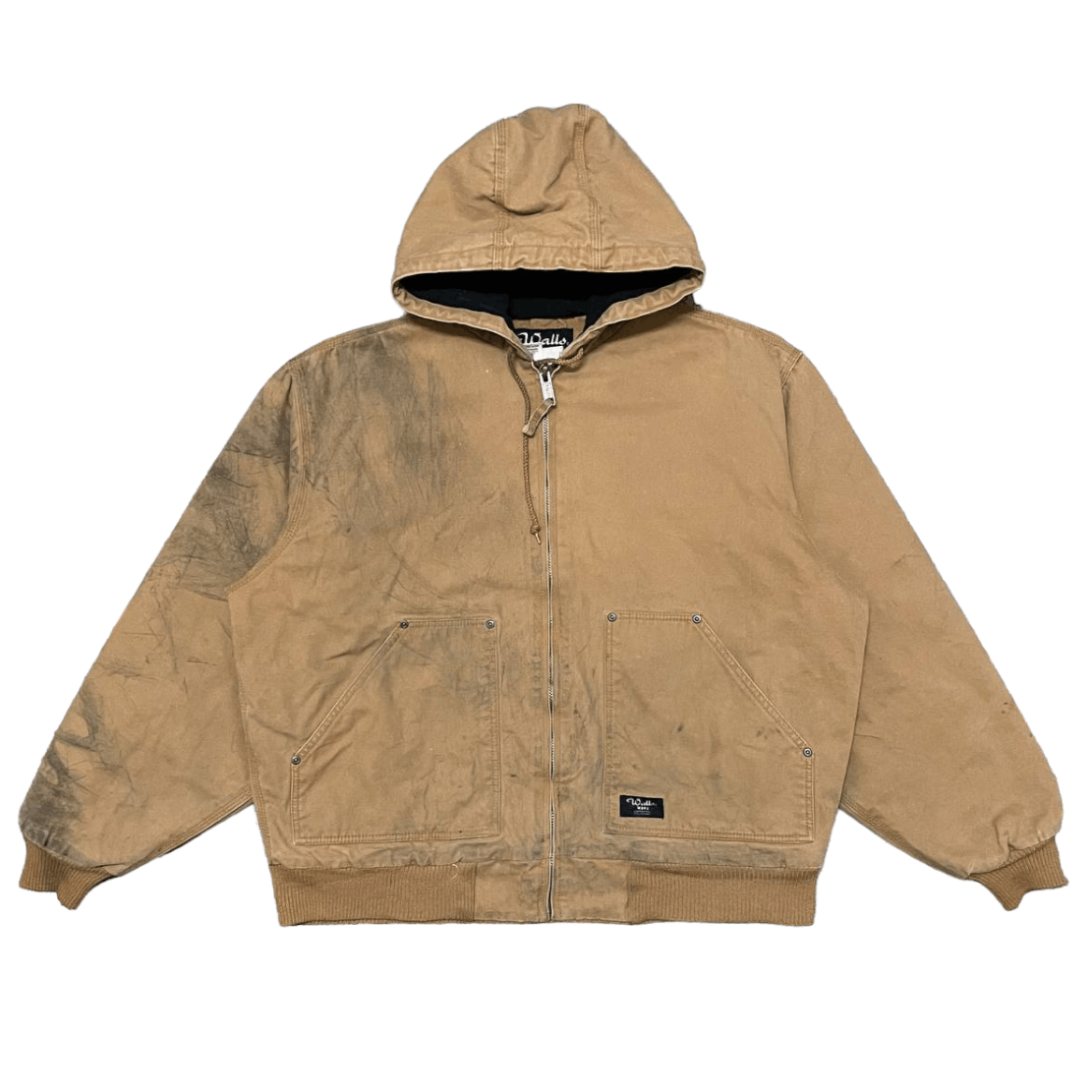 image of Vintag Walls Work Wear Carhartt Style Jacket in Brown, Men's (Size Large)