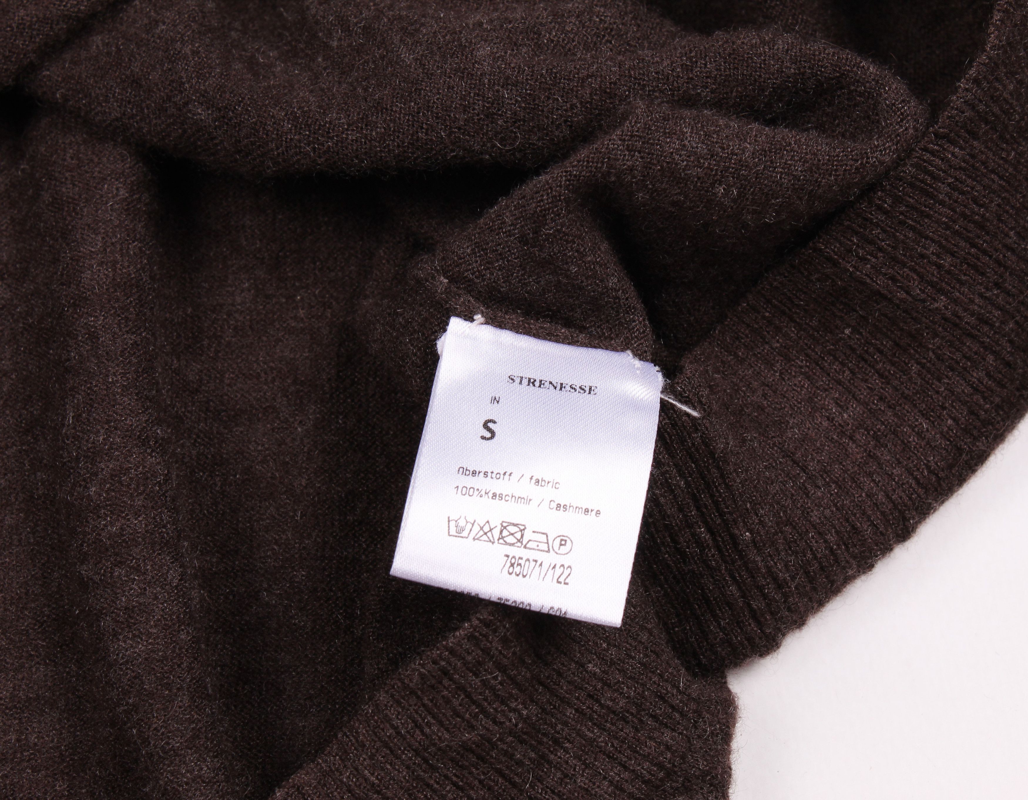 STRENESSE Strenesse Gabriele Strehle Man Cashmere V-Neck Jumper Size US S / EU 44-46 / 1 - 4 Thumbnail