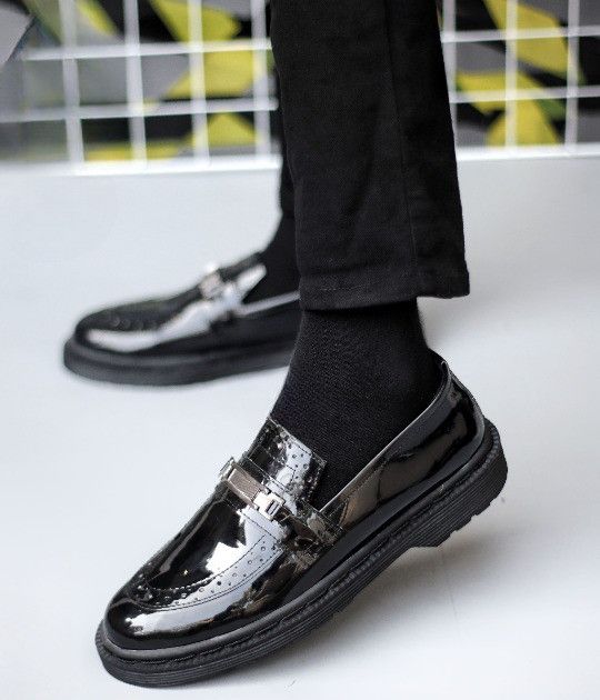 Designer × Leather Unisex Demous Leather Loafer Black Size US 9 / EU 42 - 3 Thumbnail