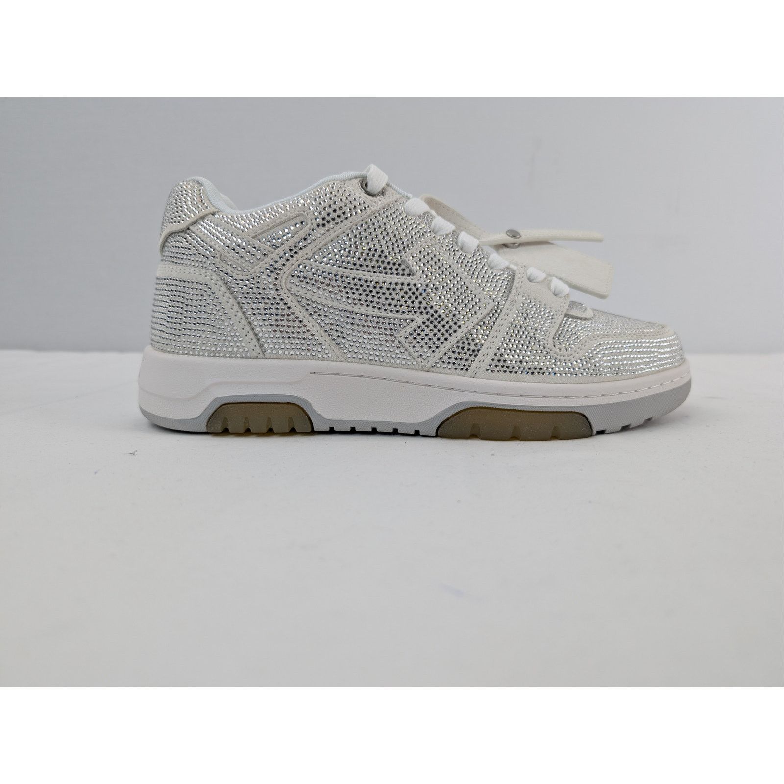 Off-White o1rshd1 Out of Office Strass Sneakers in White Size US 11 / EU 44 - 4 Thumbnail
