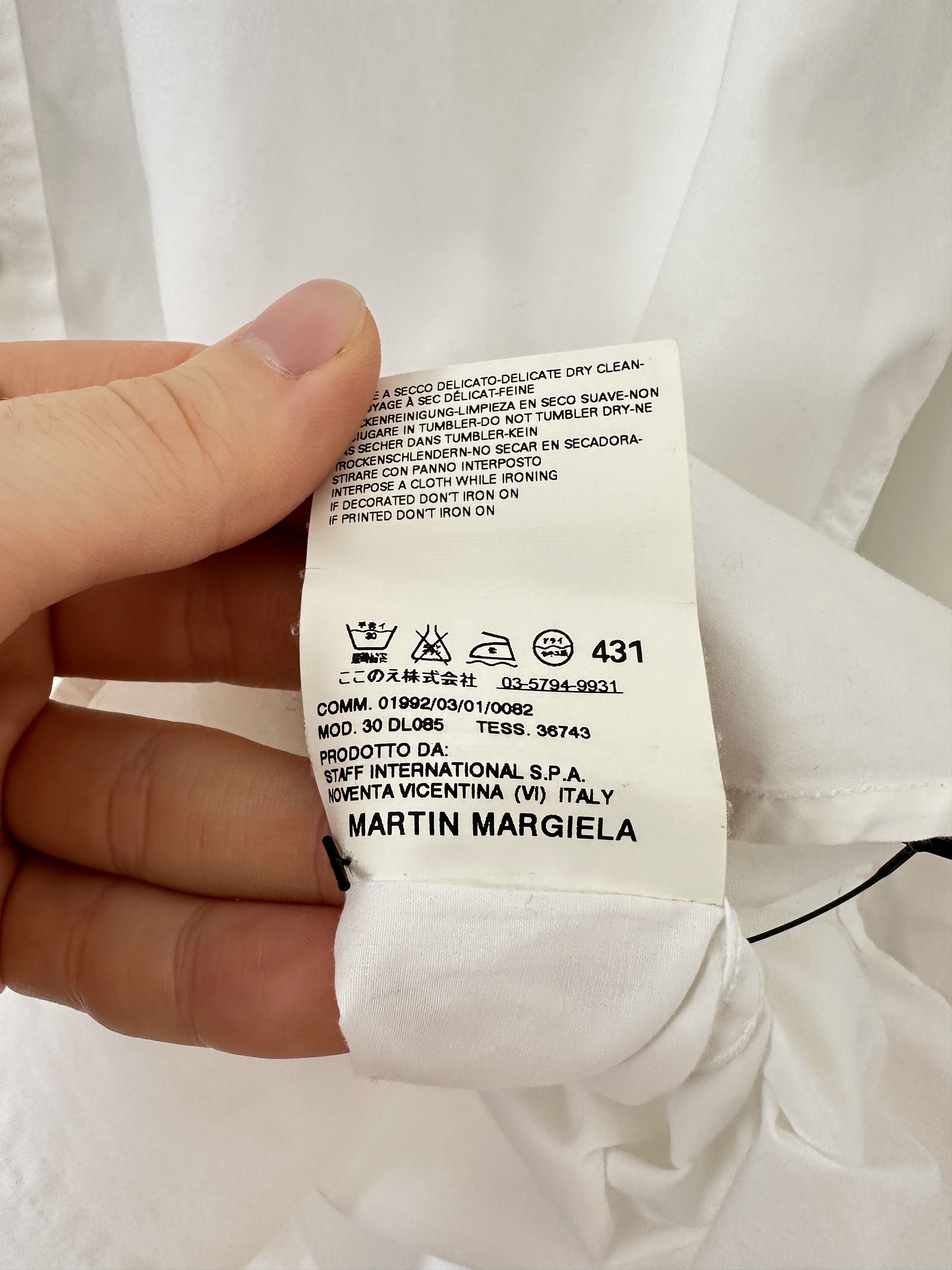 Maison Margiela Maison Margiela Button Up Shirt Size US L / EU 52-54 / 3 - 9 Thumbnail