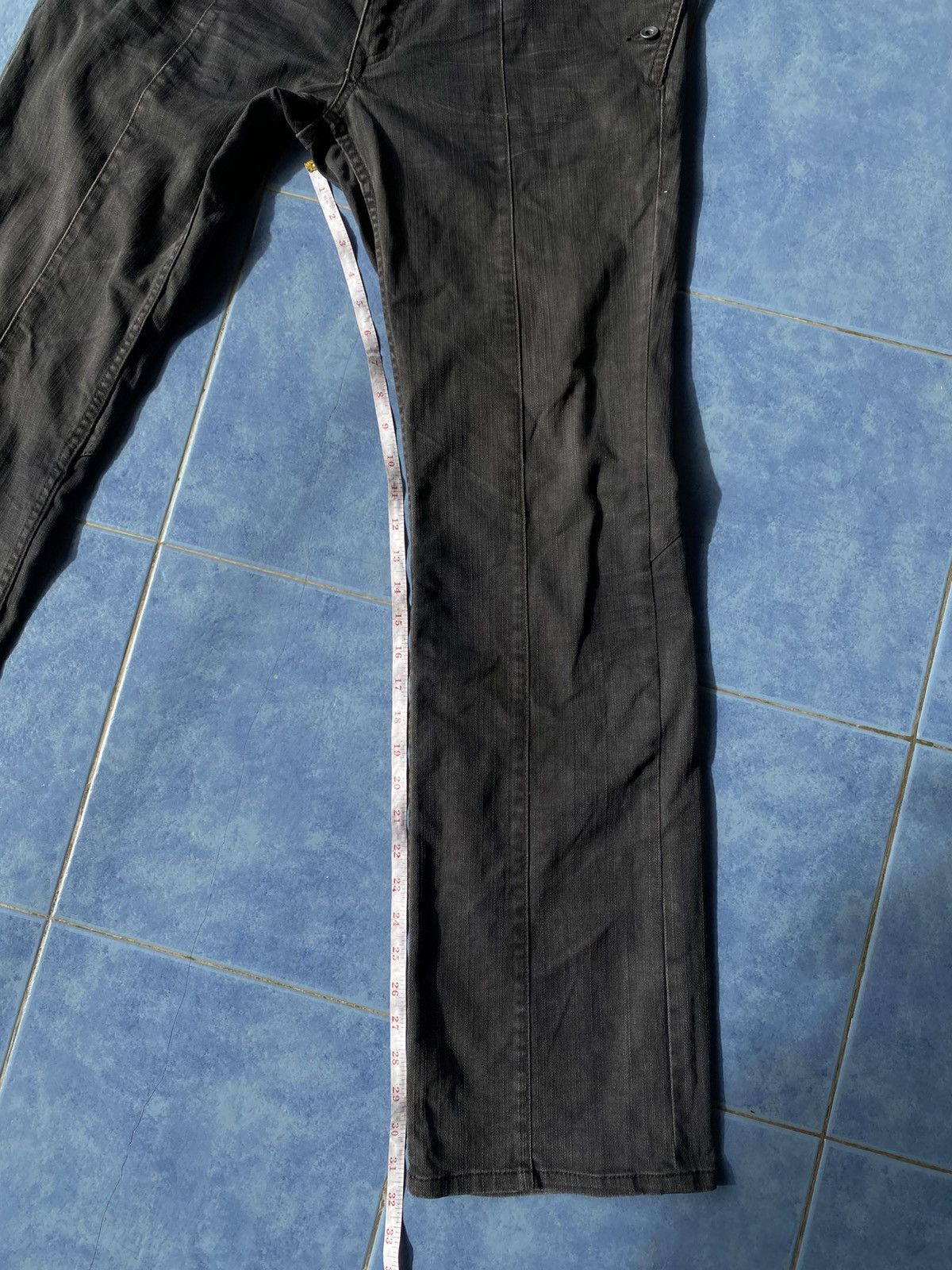 Japanese Brand Nicole Club For Men Black Denim Size US 31 - 17 Thumbnail