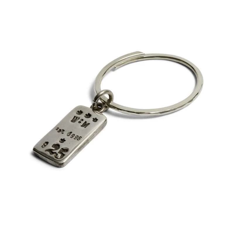 Werkstatt Munchen Werkstatt Munchen M5025 25th Anniv 925 Silver Keychain Size ONE SIZE - 2 Thumbnail