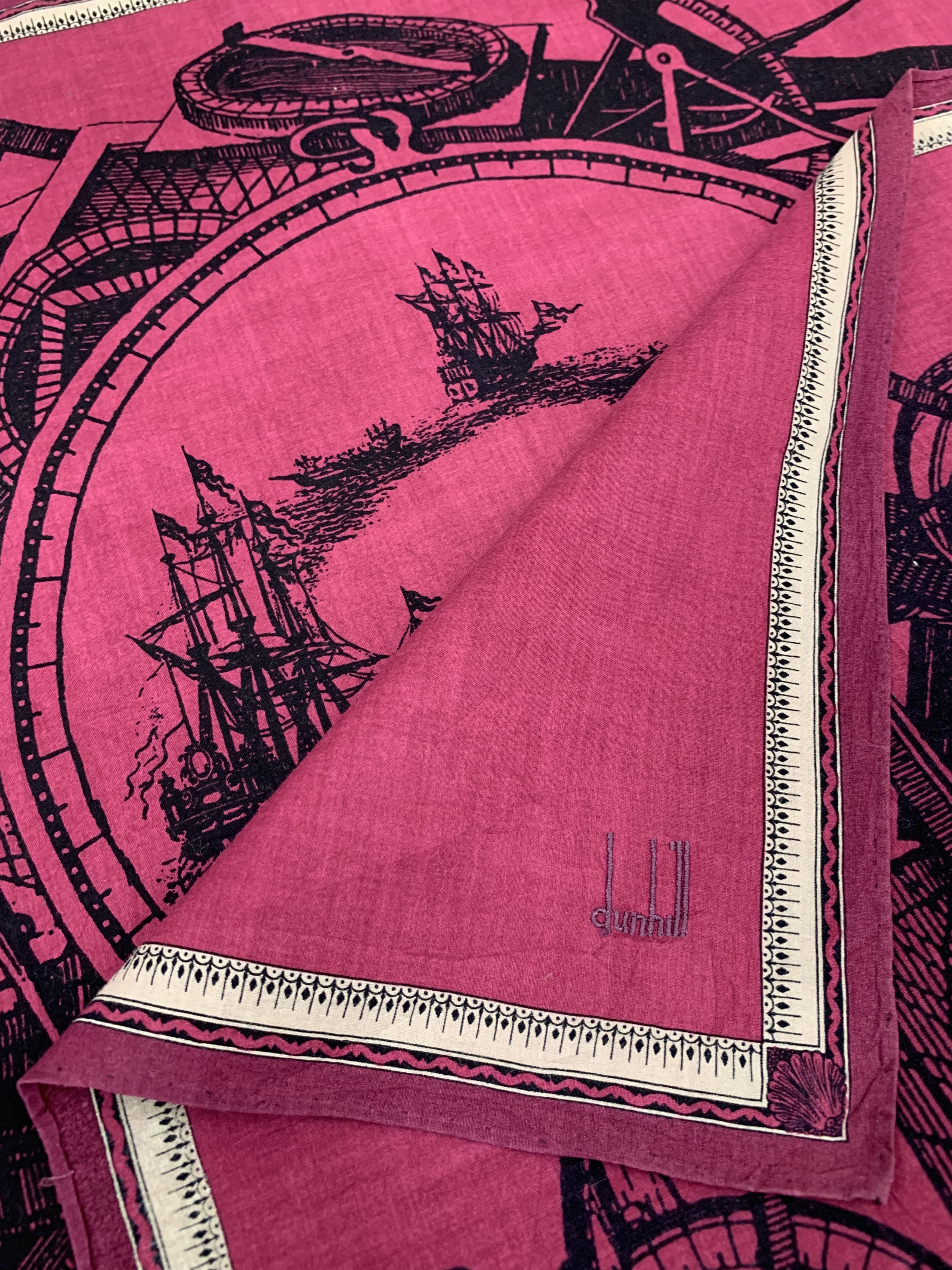 Alfred Dunhill × Vintage Vintage Dunhill Neckerchief/Handkerchief - HKA961 Size ONE SIZE - 8 Thumbnail