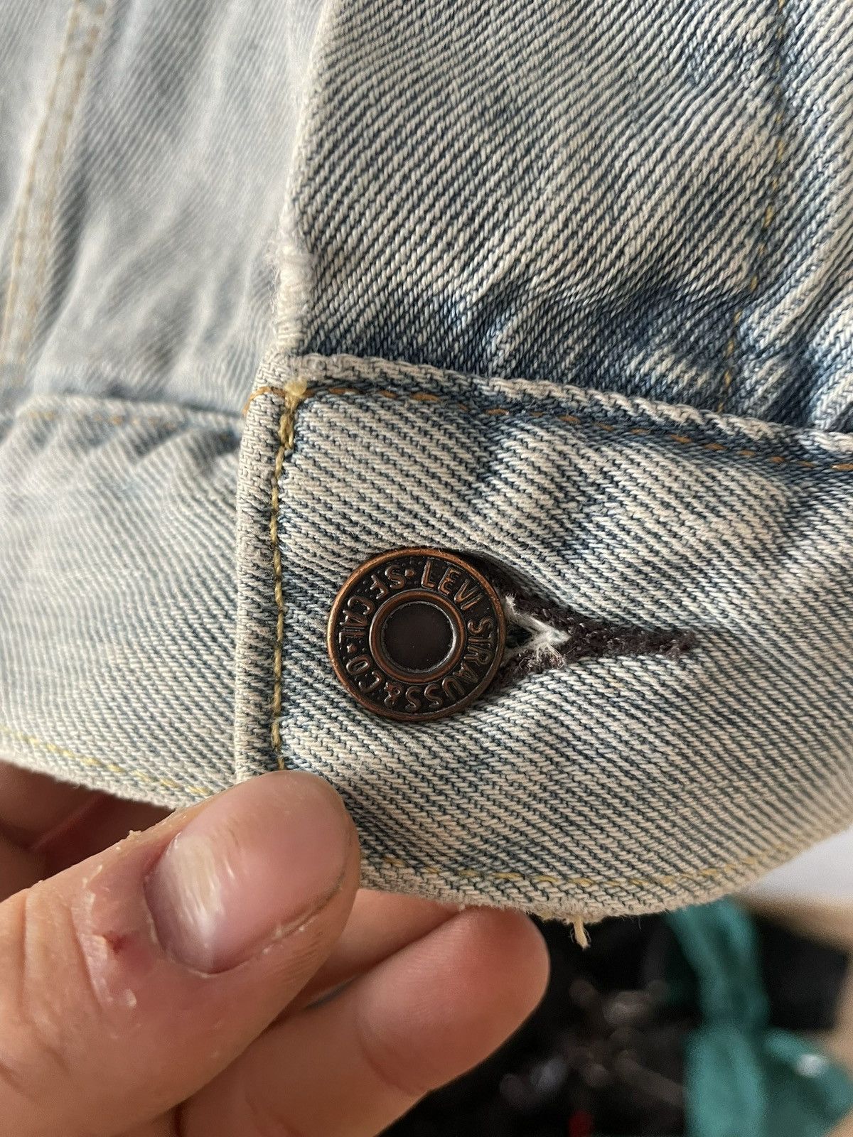 Levi's Levi’s x Travis Scott Astroworld Cotton Denim Jacket Size US L / EU 52-54 / 3 - 8 Thumbnail