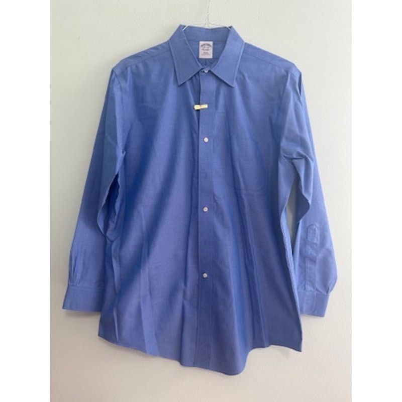 Brooks Brothers Brooks Brothers blue slim fit button down size 16.5 Size US L / EU 52-54 / 3 - 2 Thumbnail