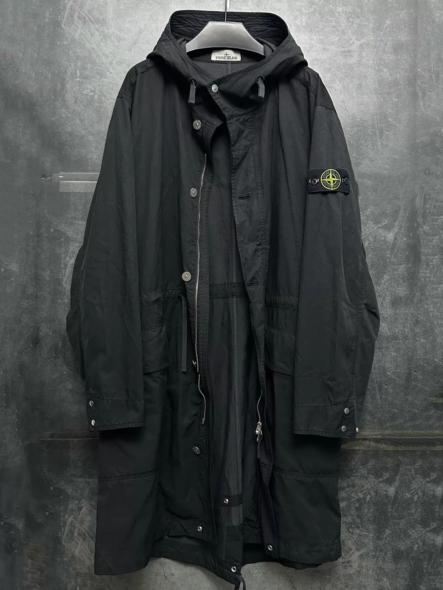 Stone Island Stone Island 23ss Metal Cupro Twill Tactical Coat Black Size US XL / EU 56 / 4 - 1 Thumbnail