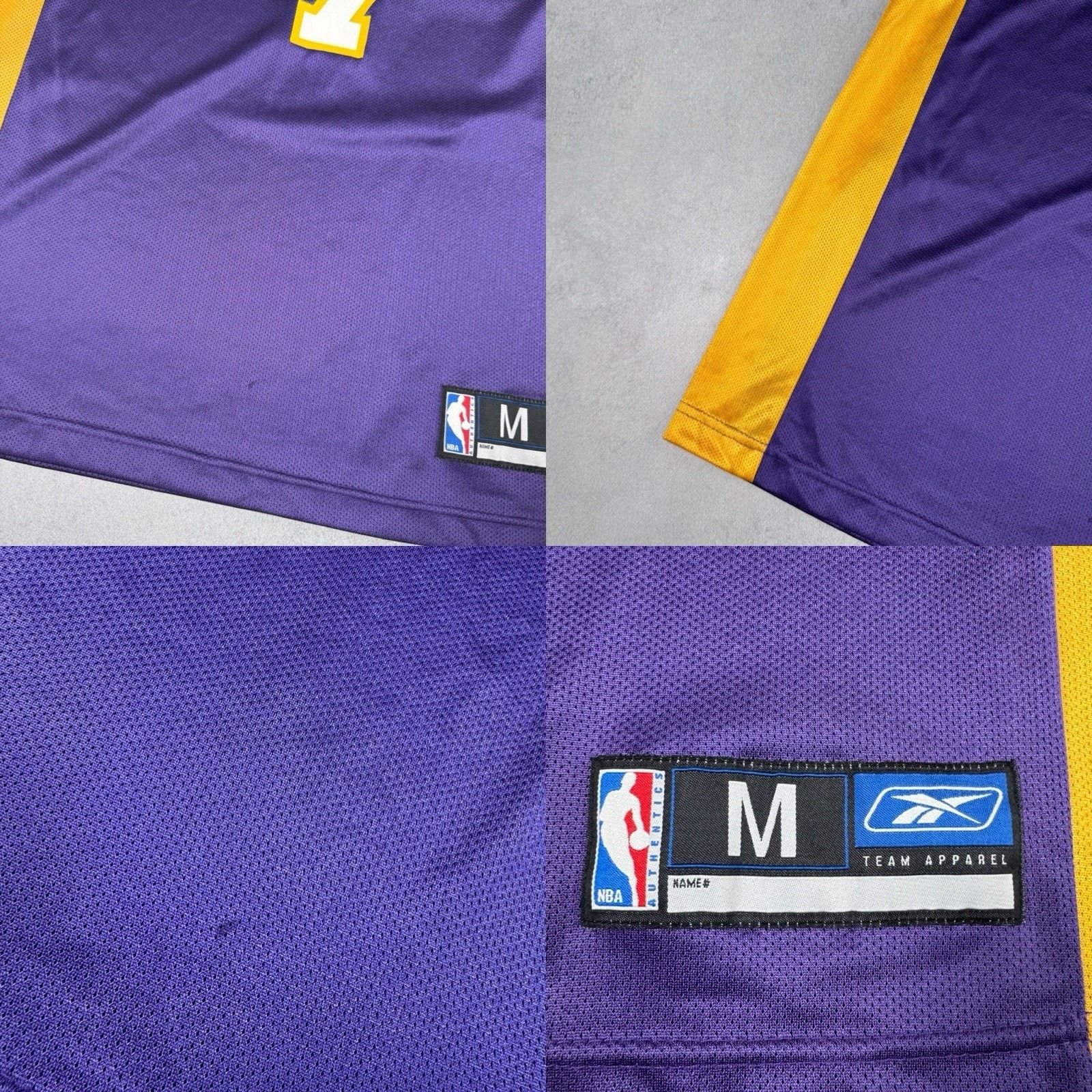 Reebok Reebok Los Angeles Lakers Lamar Odom Jersey Size M Purple Size US M / EU 48-50 / 2 - 20 Thumbnail