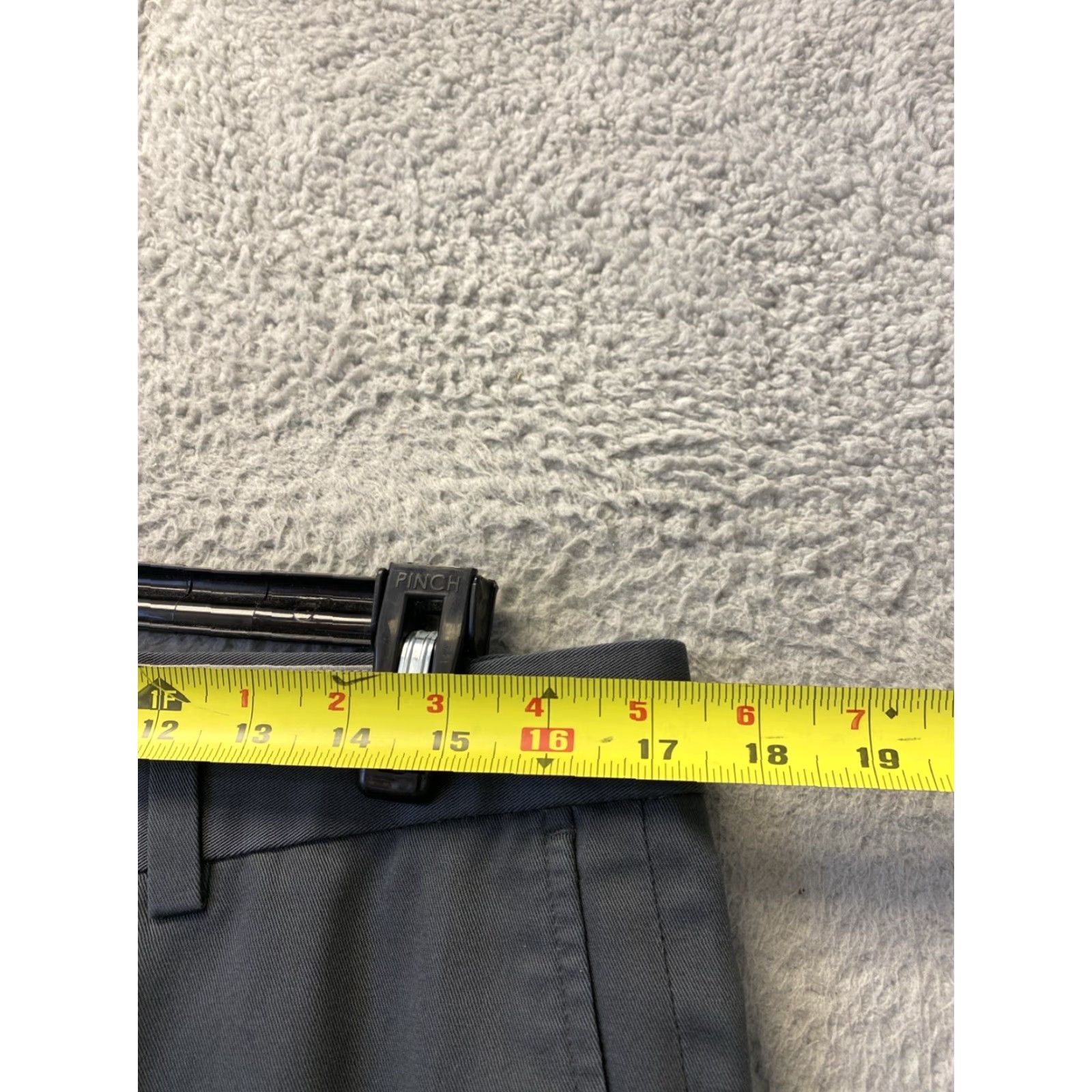 Eddie Bauer Eddie Bauer Chino Pants Mens 34x32 Gray Zip Pocket Cotton Fleece Size US 34 / EU 50 - 3 Thumbnail
