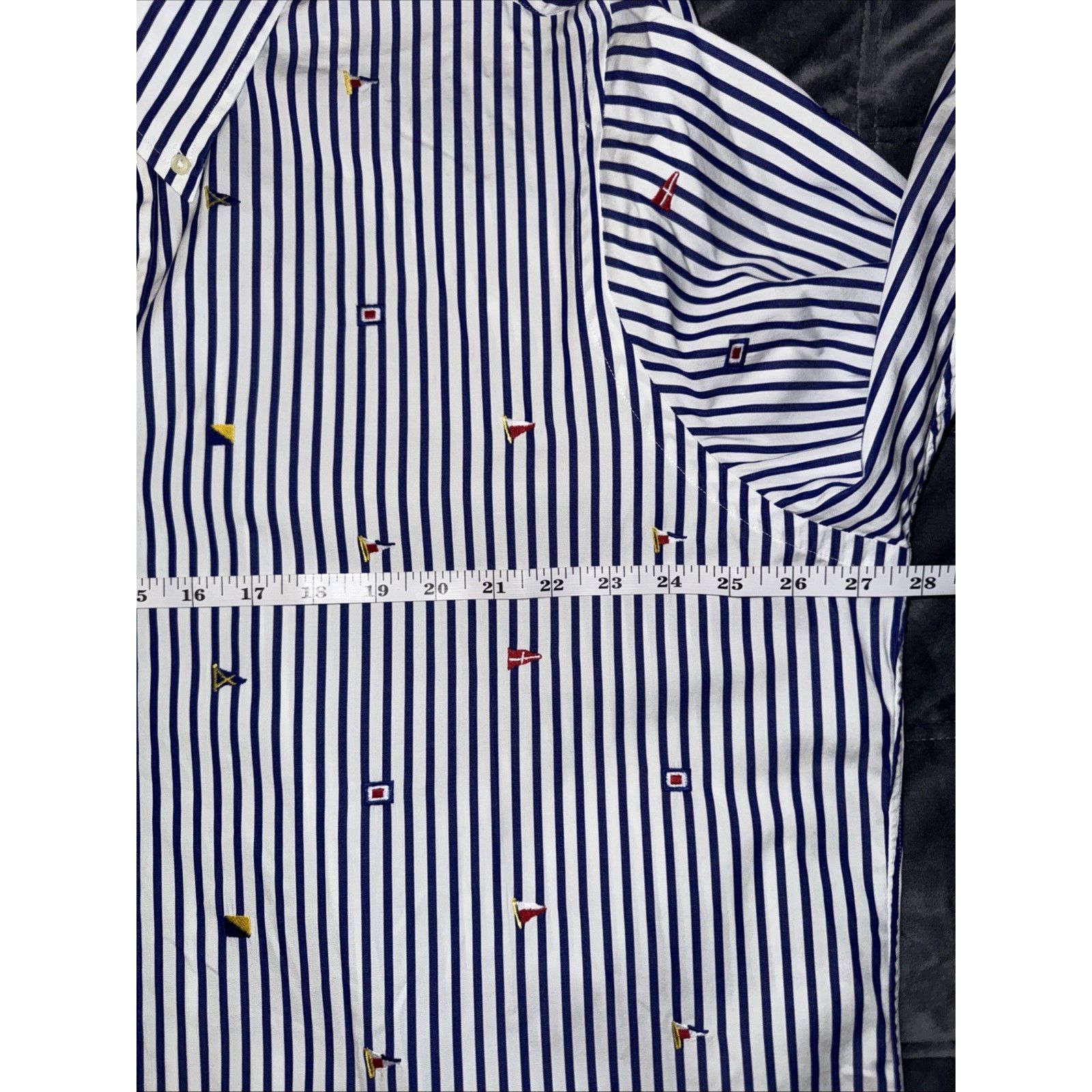 Ralph Lauren Ralph Lauren Blue Striped International Nautical Flag Sz 2XL Size US XXL / EU 58 / 5 - 5 Thumbnail