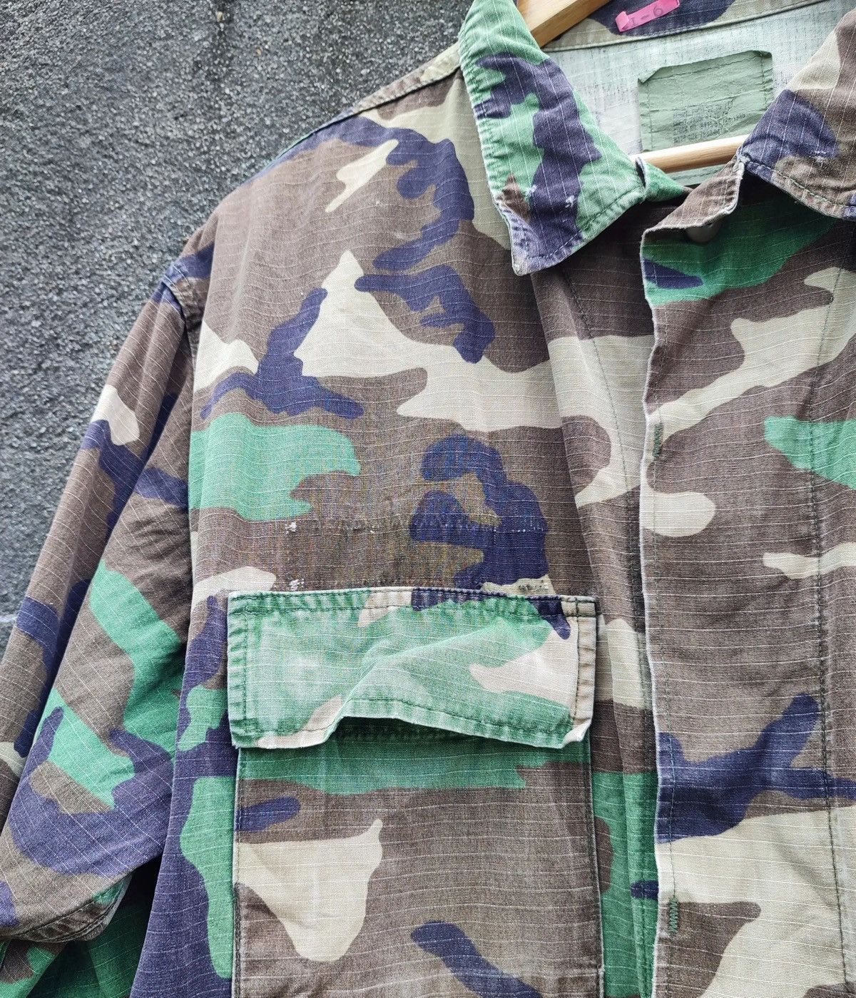 Vintage Vintage U.S. Army Woodland Camouflage BDU Jacket (1986) Size US L / EU 52-54 / 3 - 4 Thumbnail