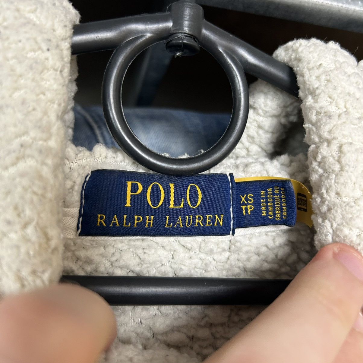 Polo Ralph Lauren Mens Polo Ralph Lauren big logo teddy fleece hoodie Size US XS / EU 42 / 0 - 6 Thumbnail