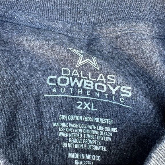 NFL NEW DALLAS COWBOYS AUTHENTIC NFC EAST T-SHIRT SZ 2XL XXL Size US XXL / EU 58 / 5 - 3 Thumbnail