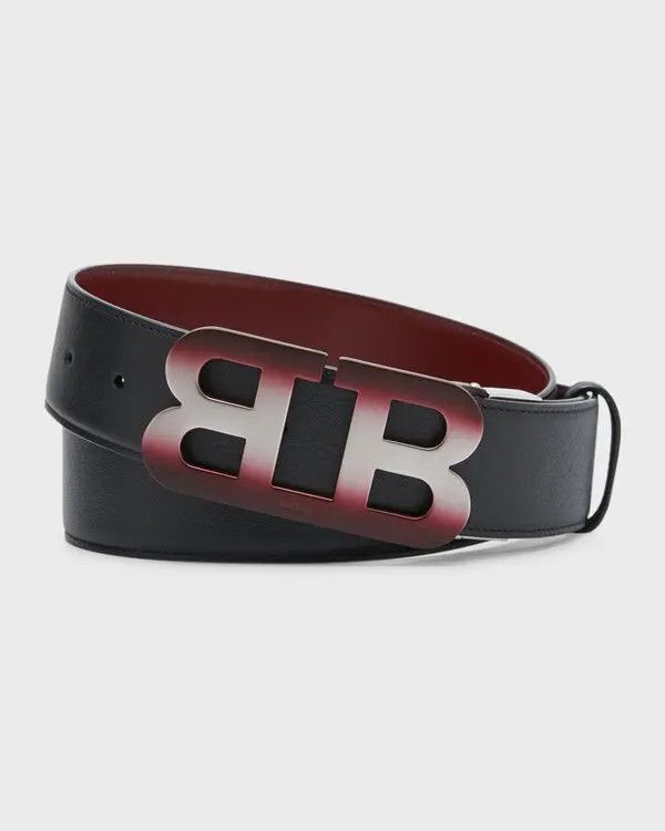 Bally o1y0725 Size : 115 = 43.5 / Logo Leather Belt in Black Size ONE SIZE - 1 Preview