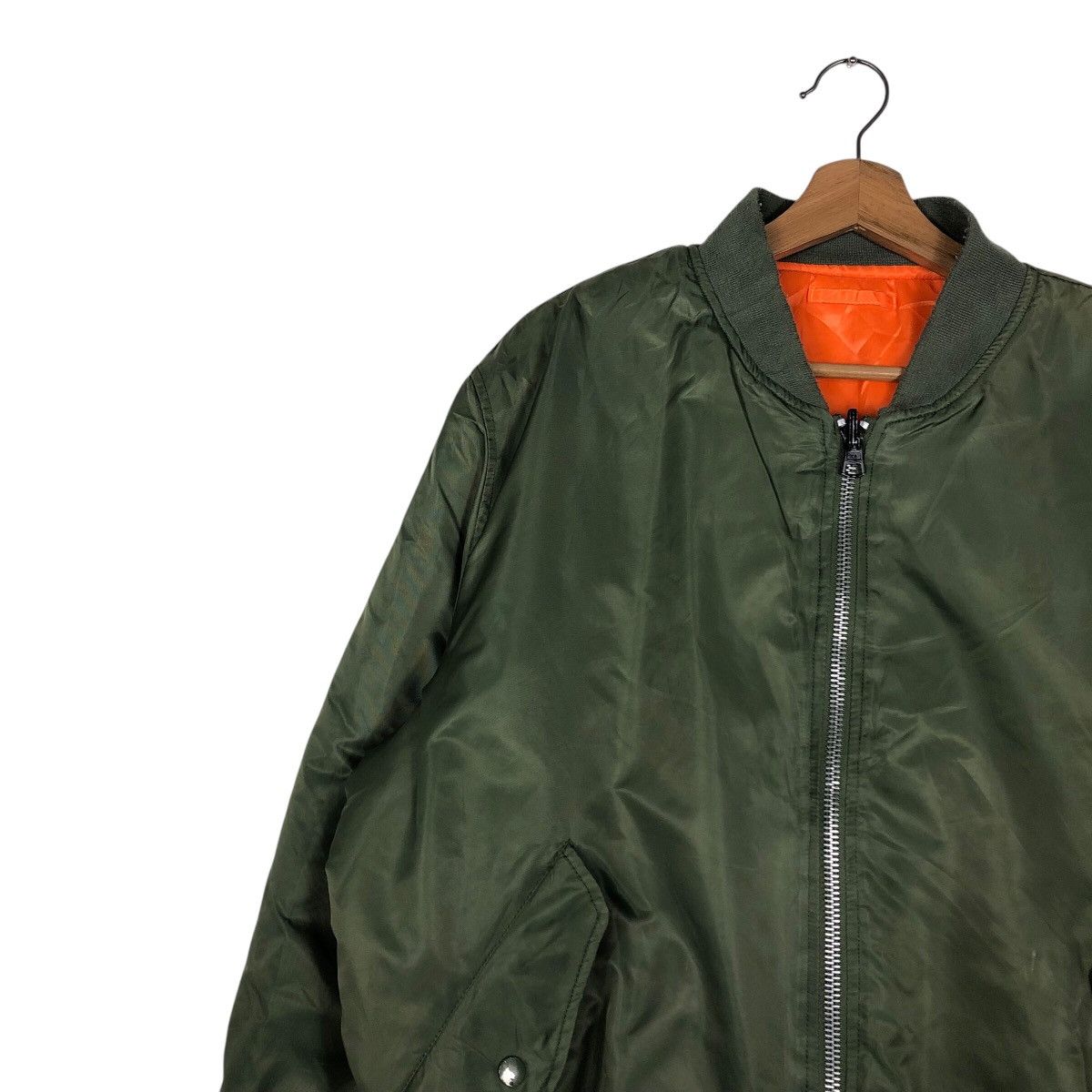 Japanese Brand 📌Vintage Bomber Jacket Reversible Knox Armory Ma-1 Design Size US M / EU 48-50 / 2 - 8 Thumbnail
