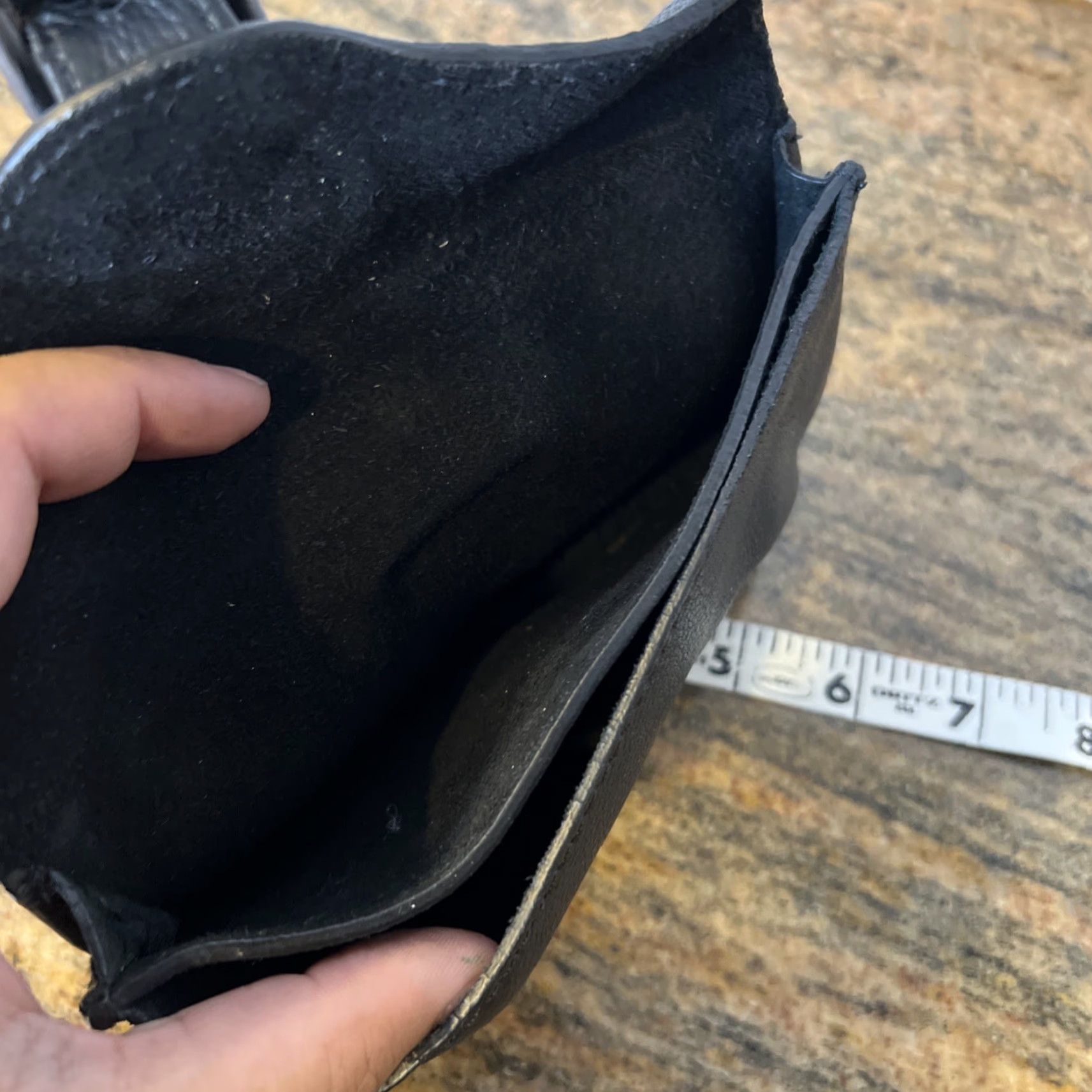 Vintage VINTAGE Women’s Leather Hill And Burry Wallet Black Size ONE SIZE - 3 Thumbnail