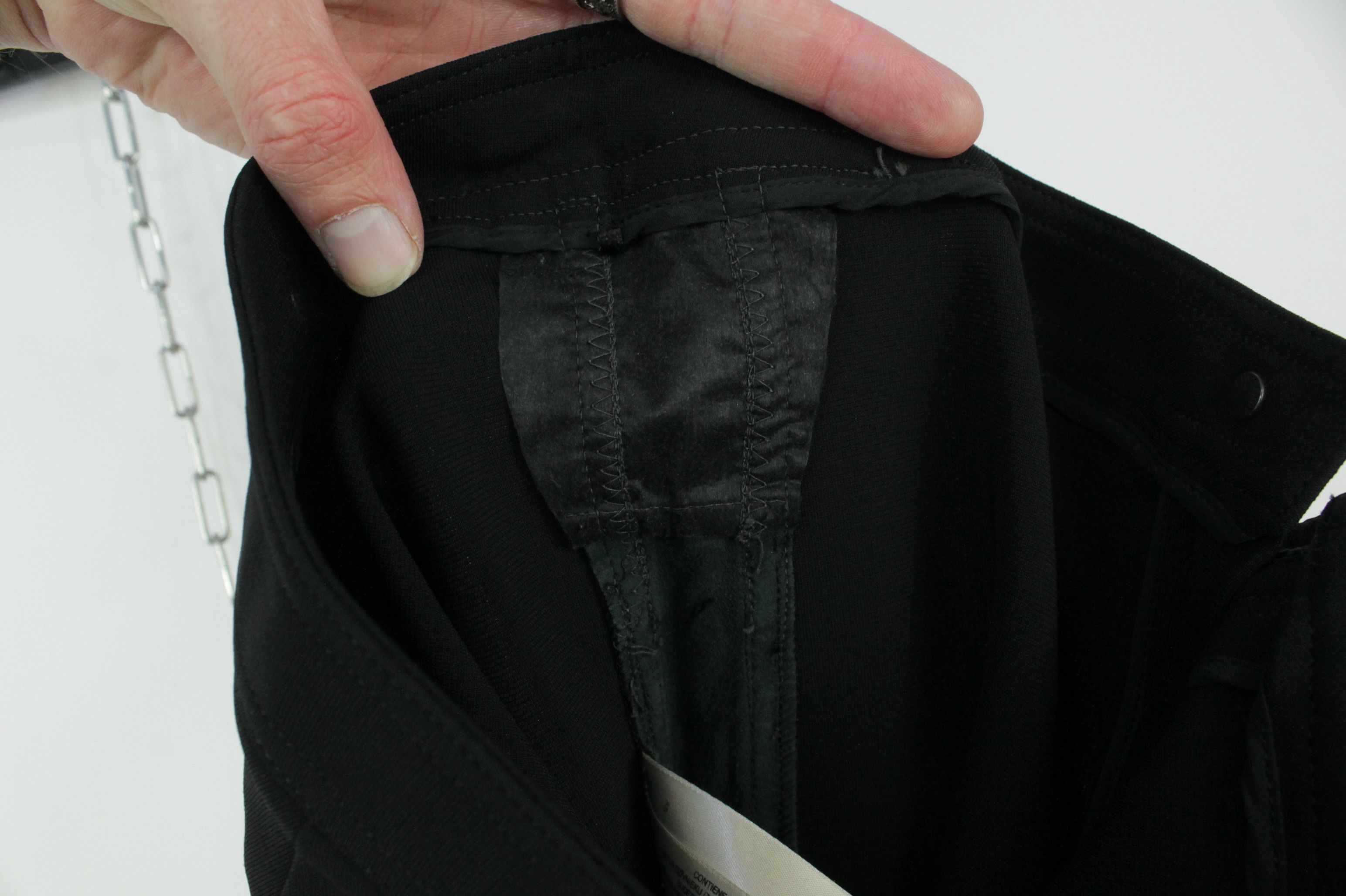 Burberry Burberry London Black Leggings Leather Side Panel Skinny Size 27" / US 4 / IT 40 - 10 Thumbnail