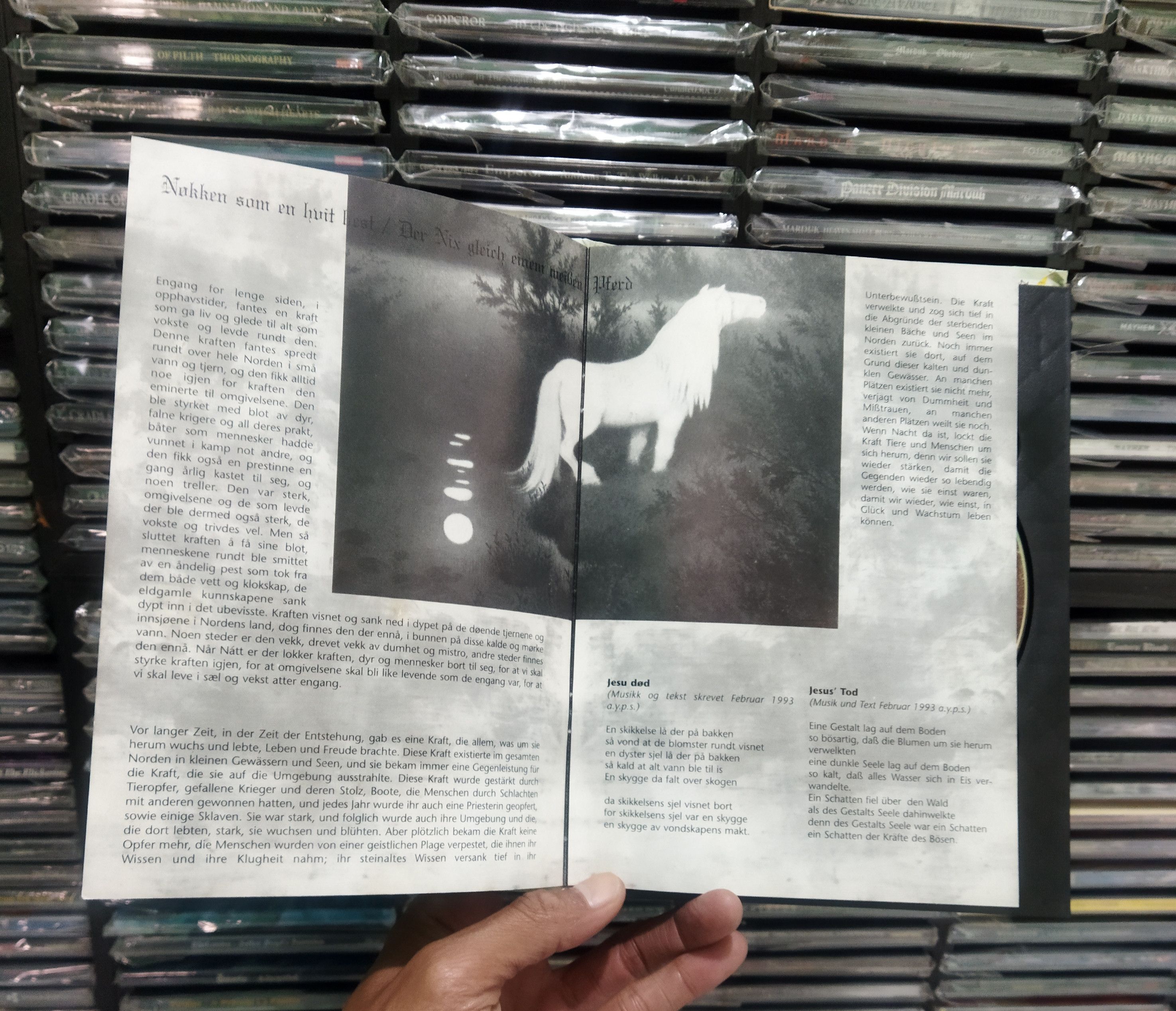 Vintage Sick Rare 🔥 BURZUM - filosofem - limited A5 digibook Size ONE SIZE - 6 Thumbnail