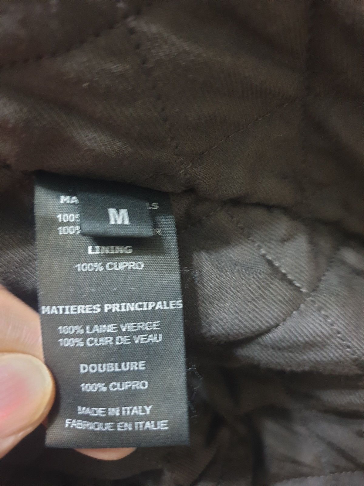 Vetements M Vetements oversized TIE leather trim VAGABOND wool coat Size US M / EU 48-50 / 2 - 9 Thumbnail