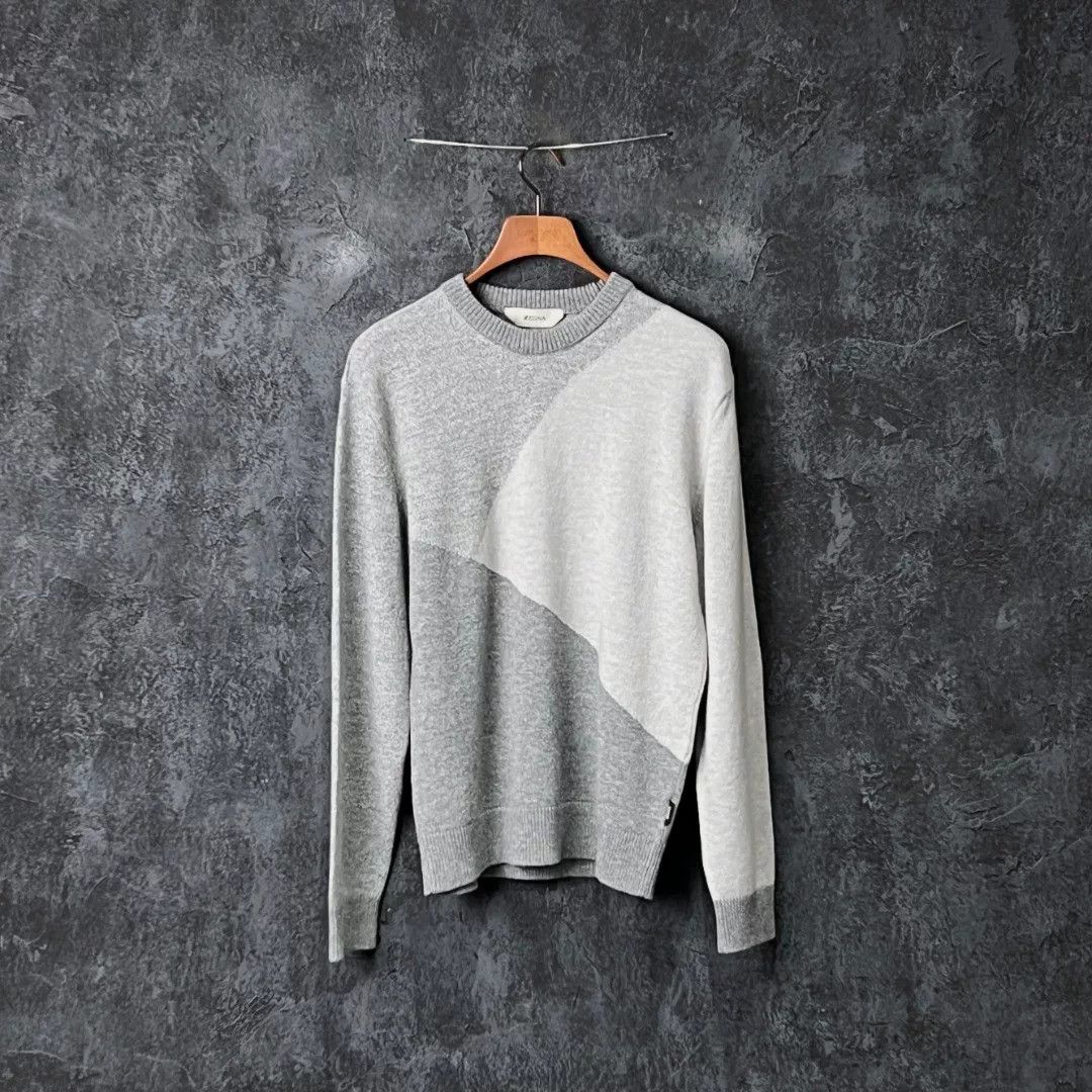 Ermenegildo Zegna Ermenegildo Zegna Knit Wool Multi Sweater m Men Size US M / EU 48-50 / 2 - 1 Thumbnail