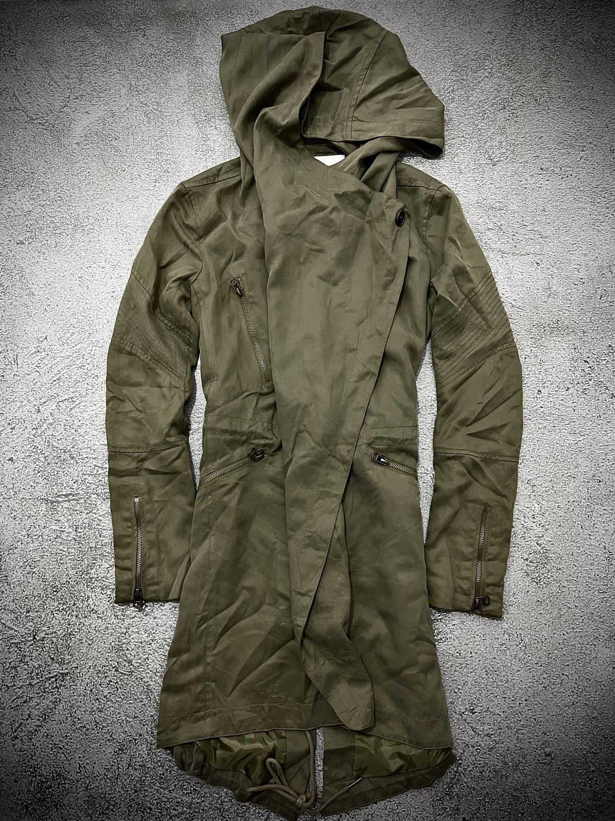 Japanese Brand Archive Gorgeous & Glamorous Jessi Asymmetric Parka Jacket Size US M / EU 48-50 / 2 - 5 Thumbnail