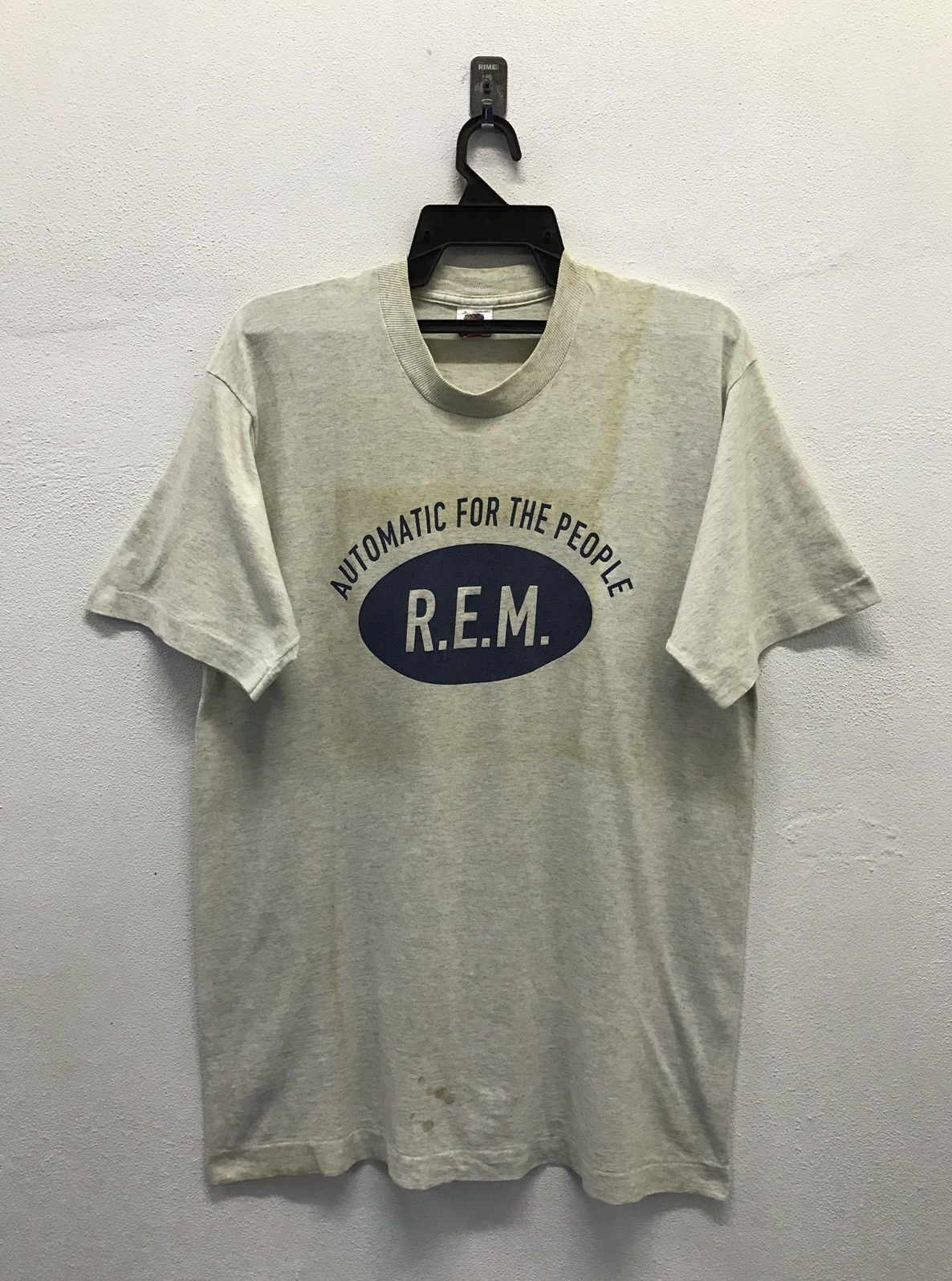 Band Tees × R.E.M. Vintage Fruit Of The Loom R.E.M. Made In Usa Shirt Size US L / EU 52-54 / 3 - 1 Thumbnail