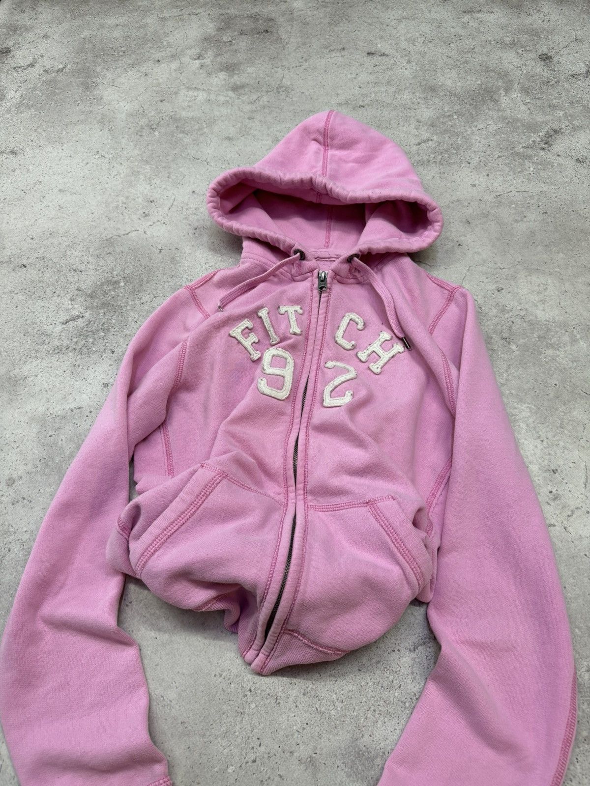 Abercrombie & Fitch Vintage Abercrombie & Fitch Vintage Zip Hoodie Size M / US 6-8 / IT 42-44 - 4 Thumbnail