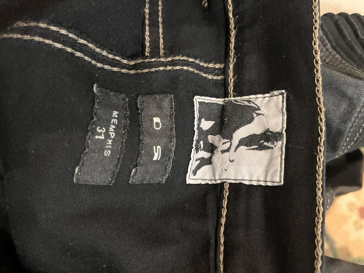 Rick Owens × Rick Owens Drkshdw Rick Owens Memphis Waxed Denim Size US 31 - 8 Thumbnail