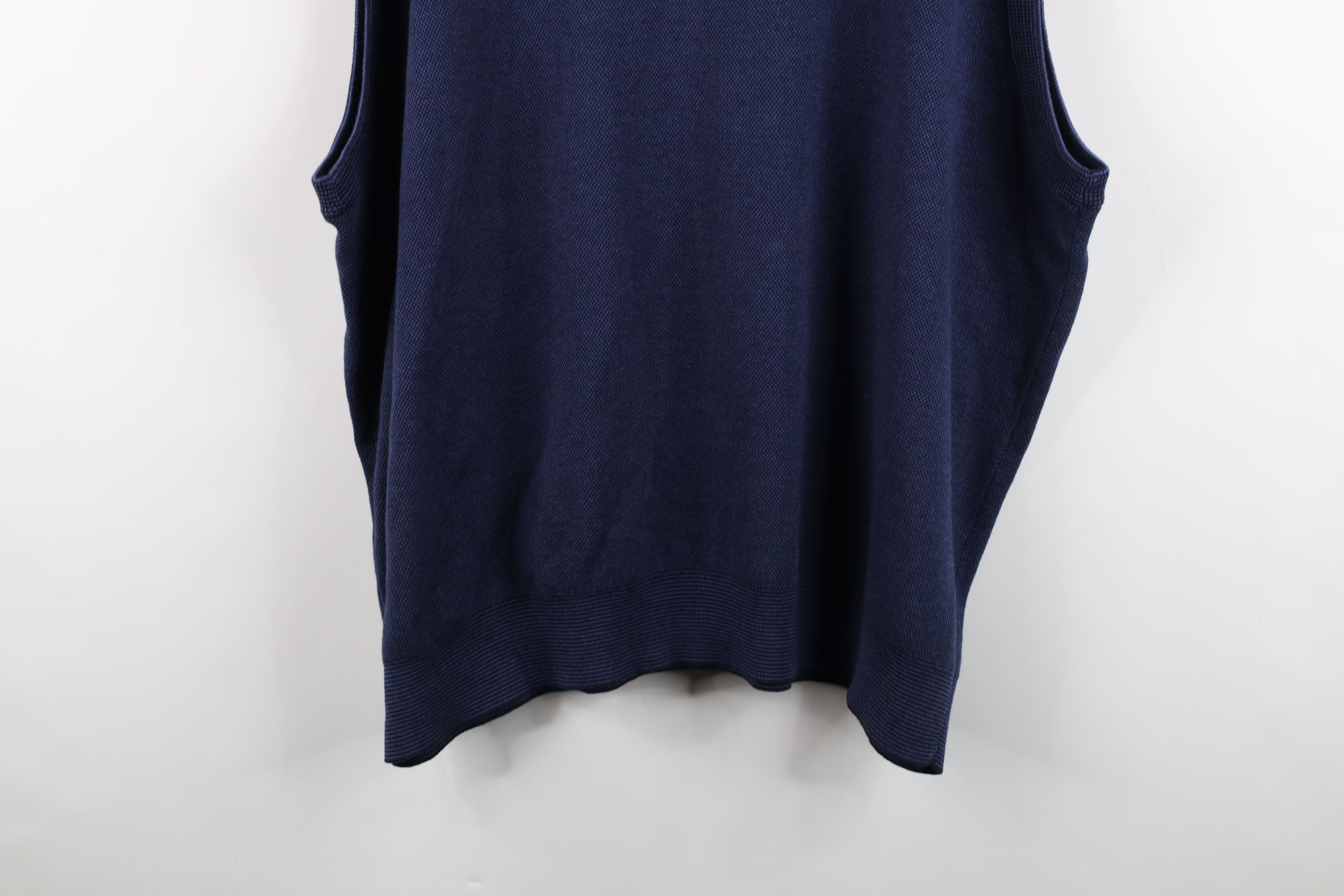 Vintage Deadstock Vintage 90s Streetwear V-Neck Sweater Vest Blue Size US XXL / EU 58 / 5 - 11 Thumbnail