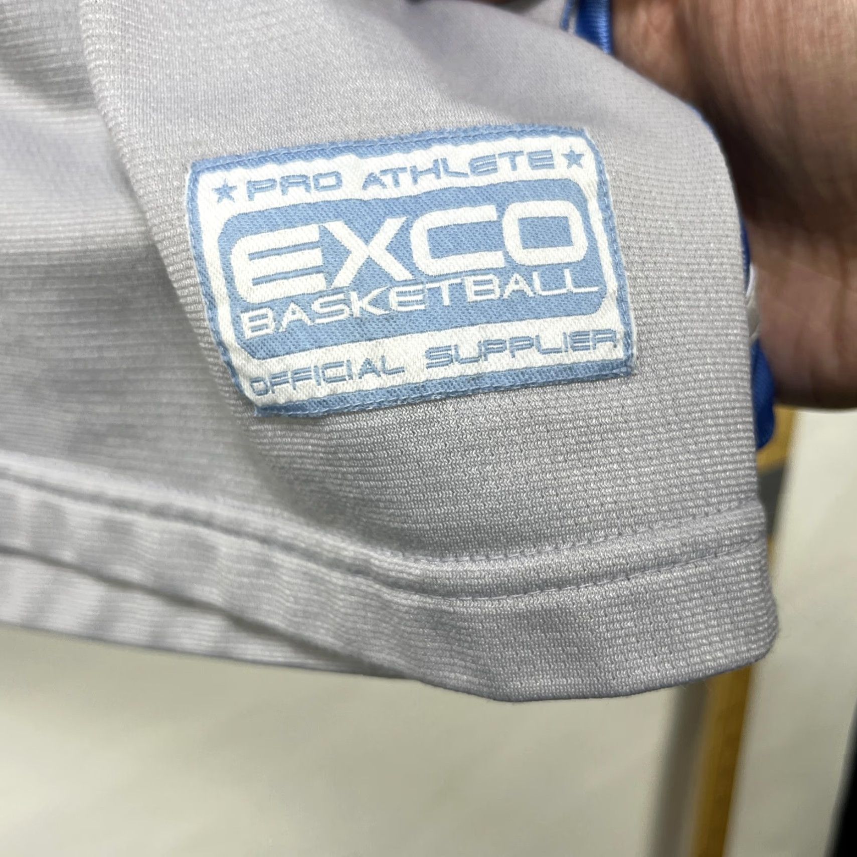 Vintage VINTAGE EXCO Y2K Basketball Jersey Large XL Baggy Hip Hop Mens Shirt XL Blue Hip Hop 90s Theme Size US L / EU 52-54 / 3 - 7 Thumbnail