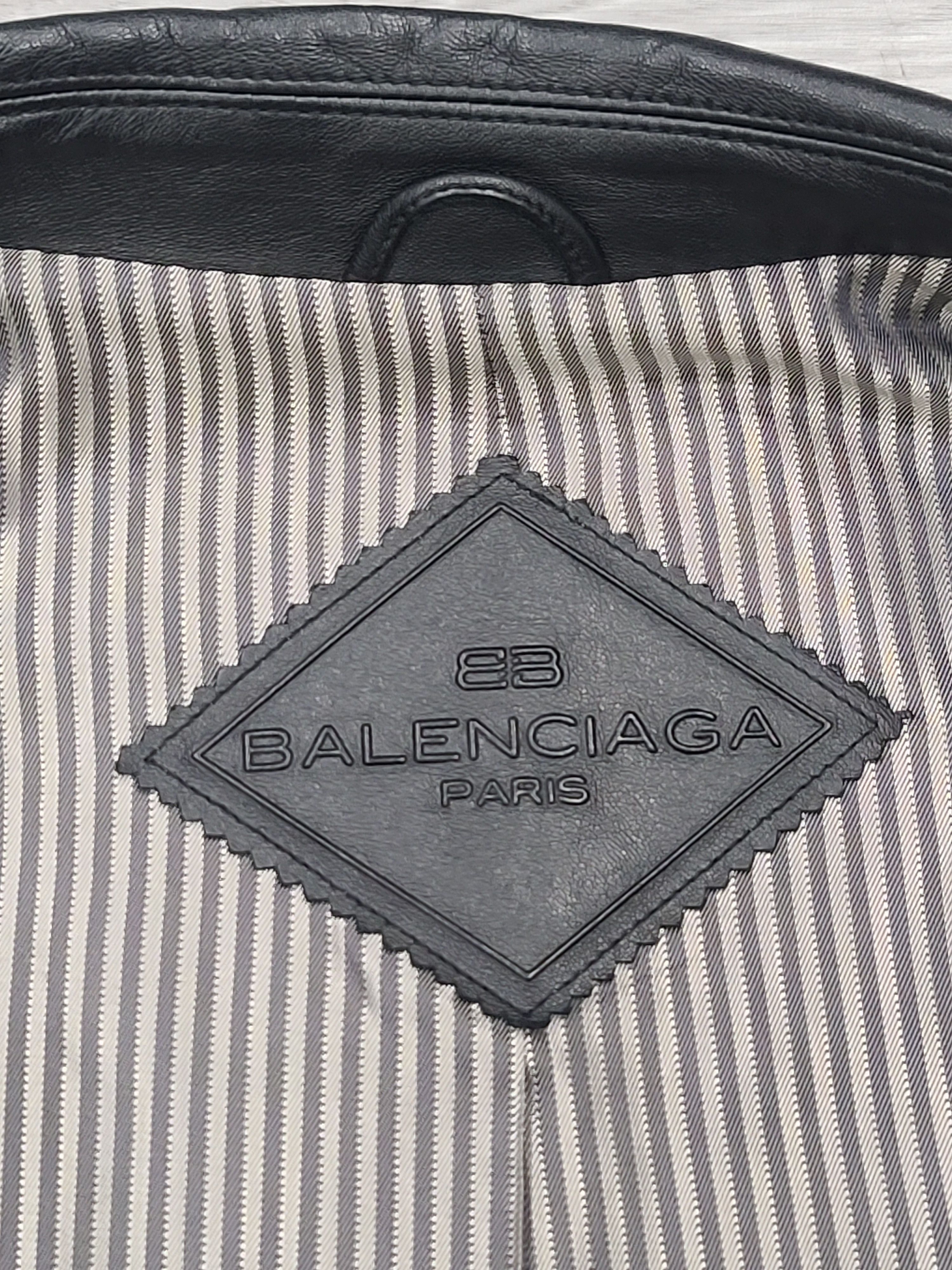 Balenciaga Vintage Balenciaga Leather Jacket Size 6 Size US XL / EU 56 / 4 - 12 Thumbnail