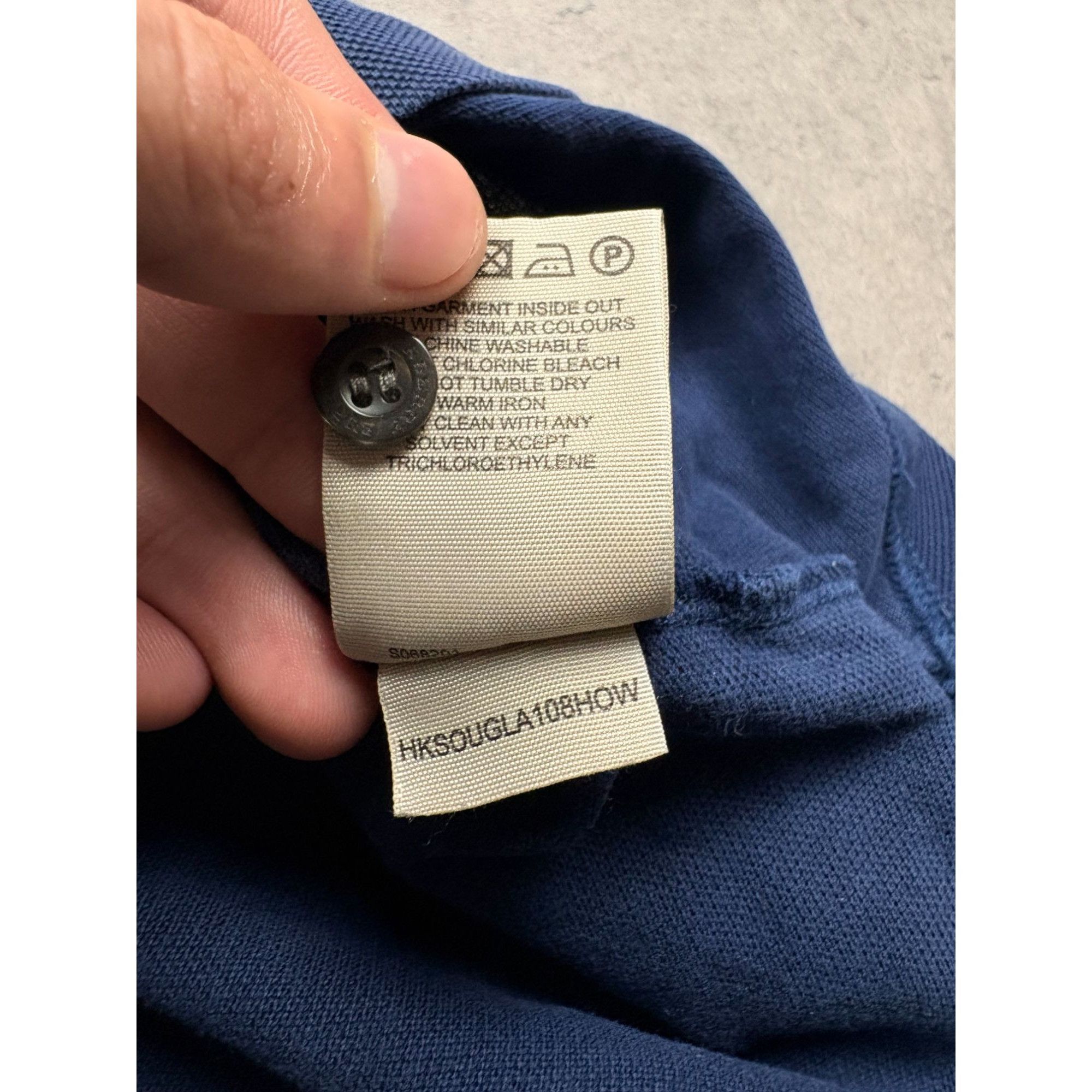 Burberry Burberry London Navy Blue Polo Shirt With Embroidered Knight Size US S / EU 44-46 / 1 - 9 Thumbnail