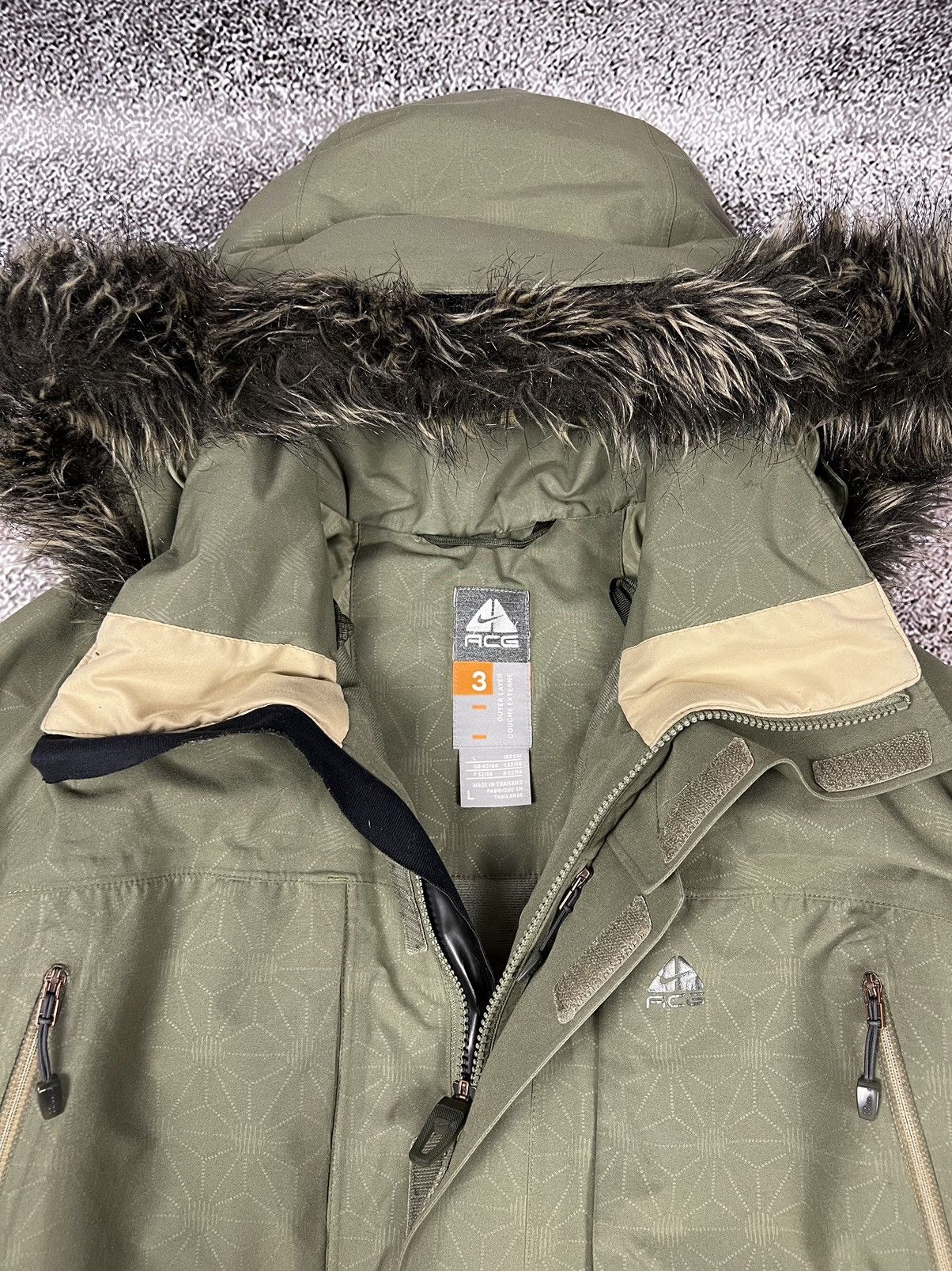 Nike ACG Gore-Tex Winter Military vintage Faux Fur jacket