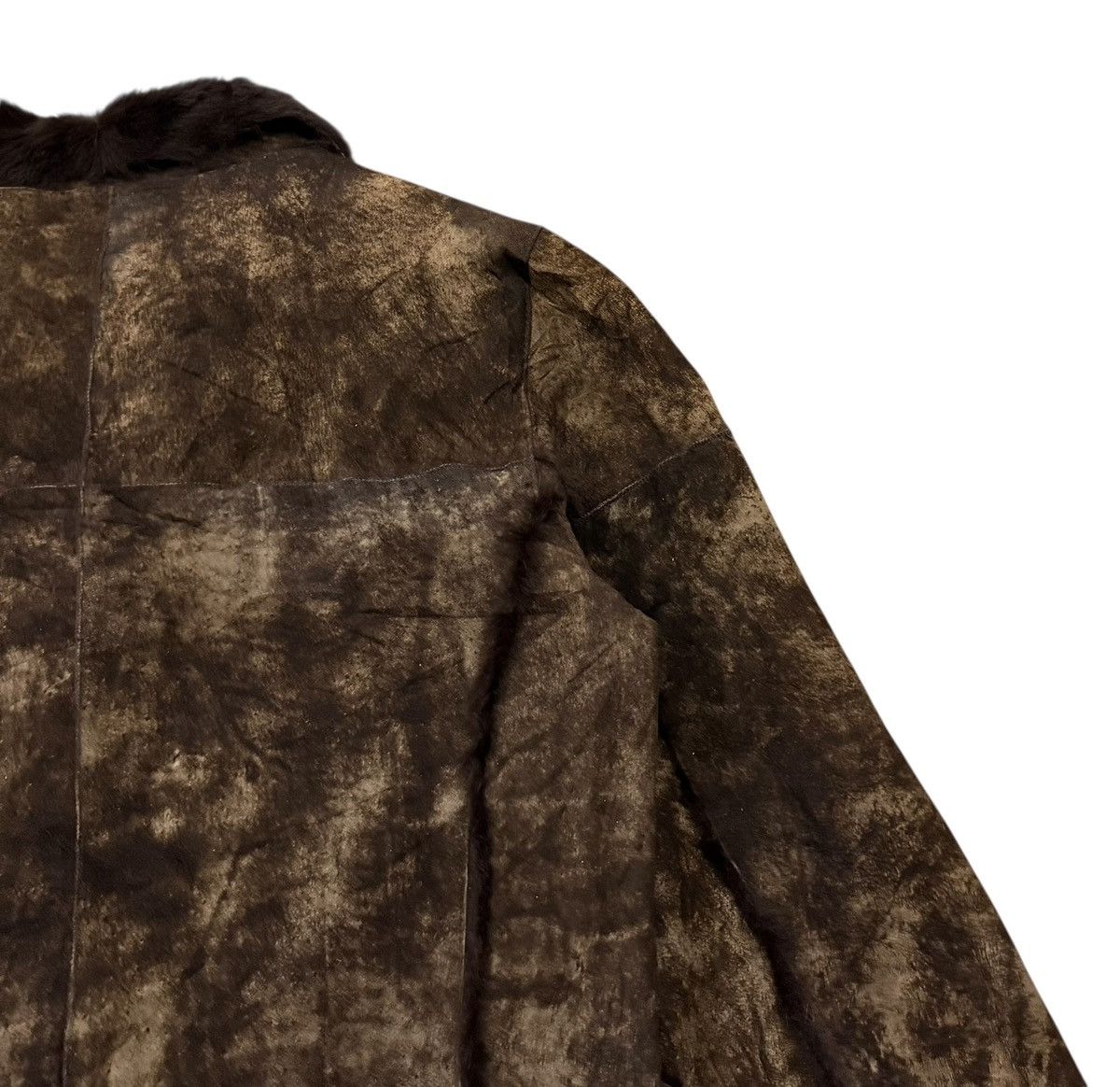 If Six Was Nine Vintage The Ballroom Rabbit Fur Hybrid Pigskin Leather Jaket Size S / US 4 / IT 40 - 9 Thumbnail