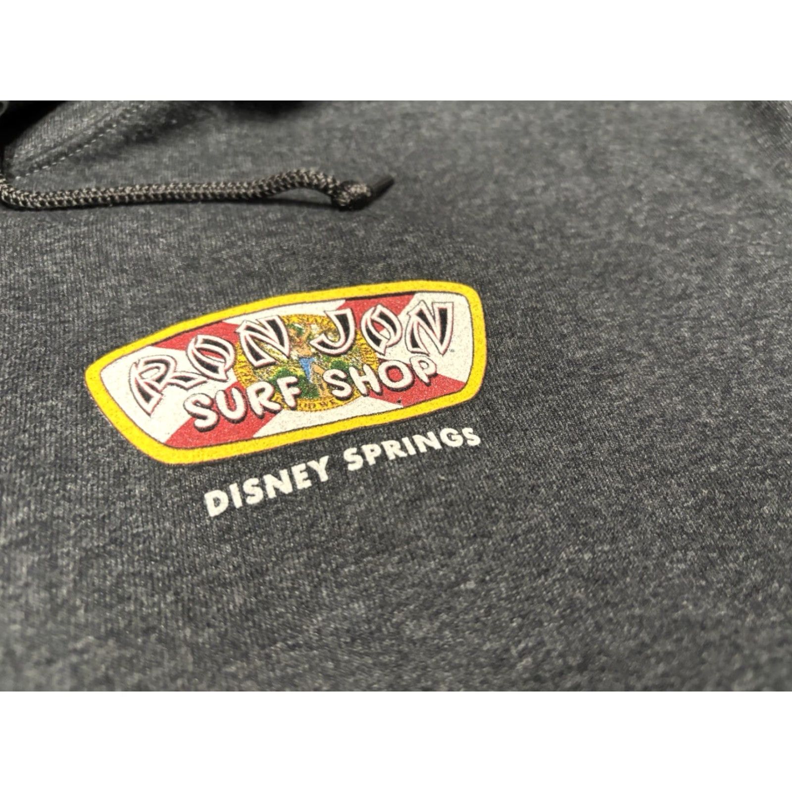 Ron Jon Surf Shop DIsney Springs Ron Jon Hoodie Unisex XL Gray Logo Pullover Crew Neck Hooded Disney Theme Activewear Mens Womens Size XL / US 12-14 / IT 48-50 - 3 Thumbnail