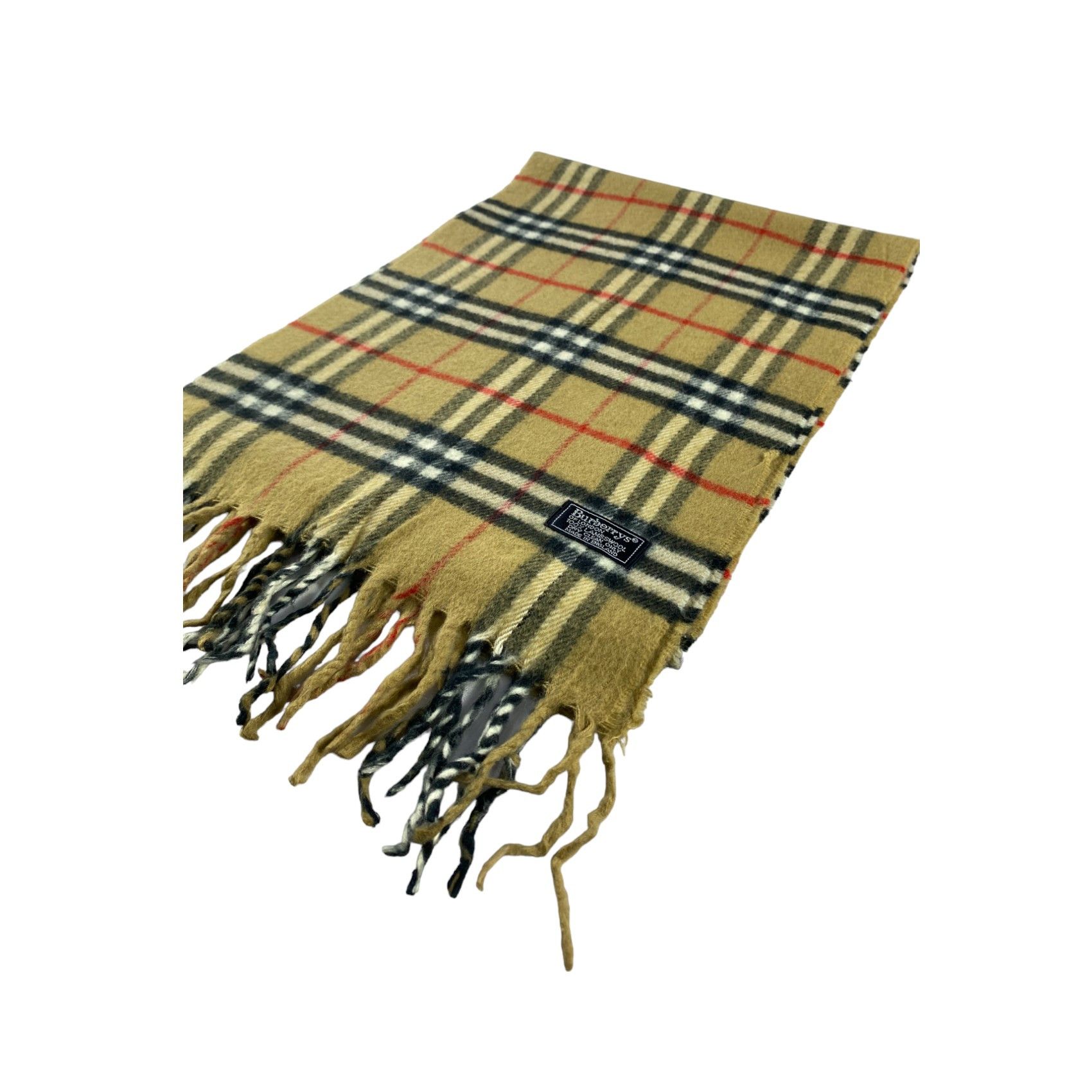 Burberry × Vintage Burberry Scarf / Muffler / Neckwear - WW1040 Size ONE SIZE - 3 Thumbnail