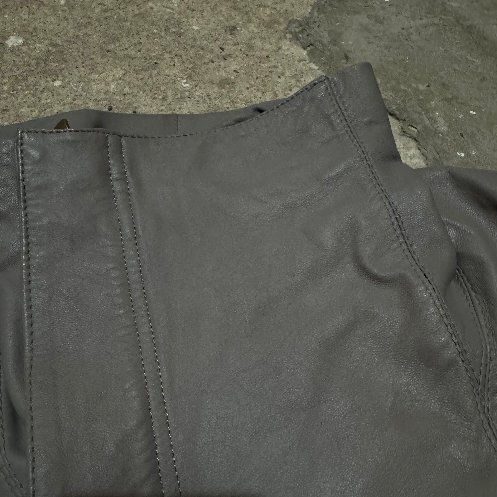 Other Rick Owens style leather jacket Size S / US 4 / IT 40 - 12 Thumbnail