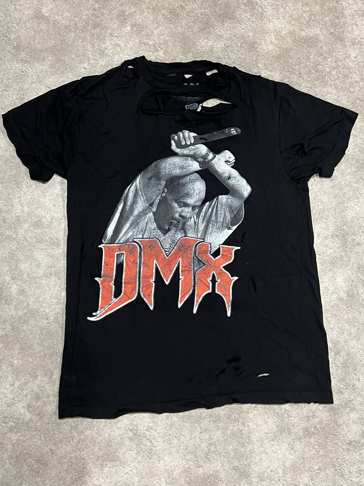 Vintage Thrashed Distressed DMX shirt Size US M / EU 48-50 / 2 - 3 Thumbnail