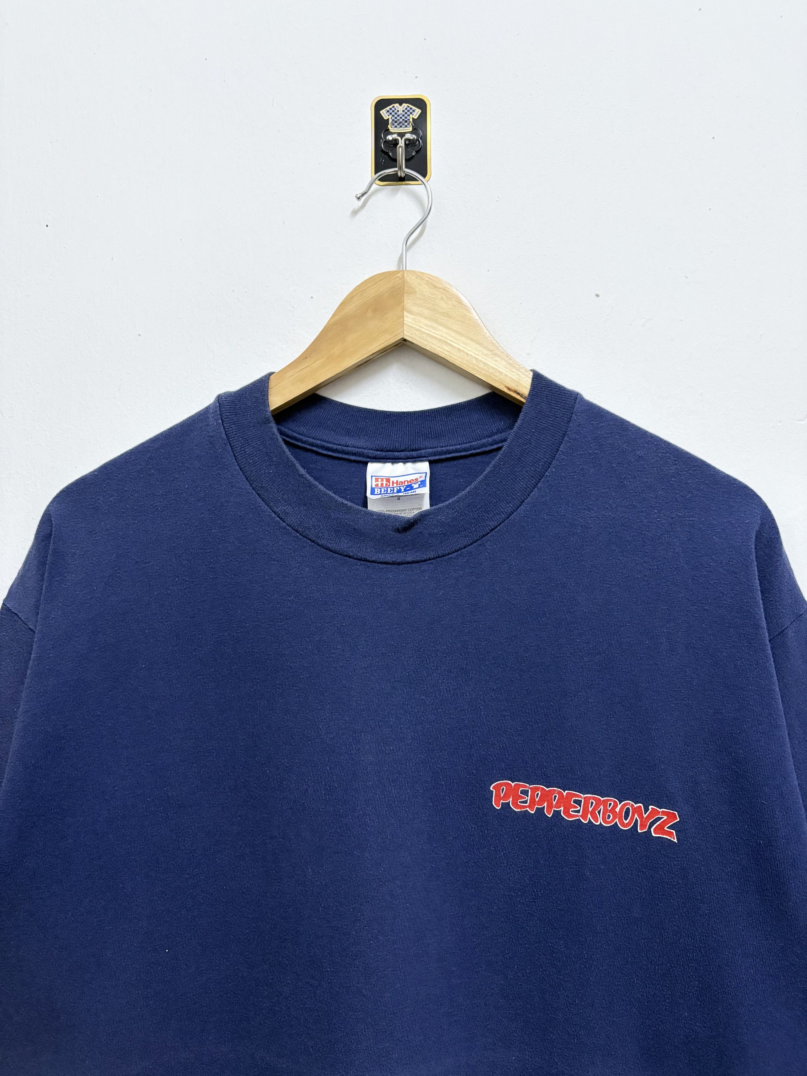 Japanese Brand × Vintage Vintage 90's Pepperboyz Chili's Hot Rod Custom T-Shirt Size US M / EU 48-50 / 2 - 4 Thumbnail