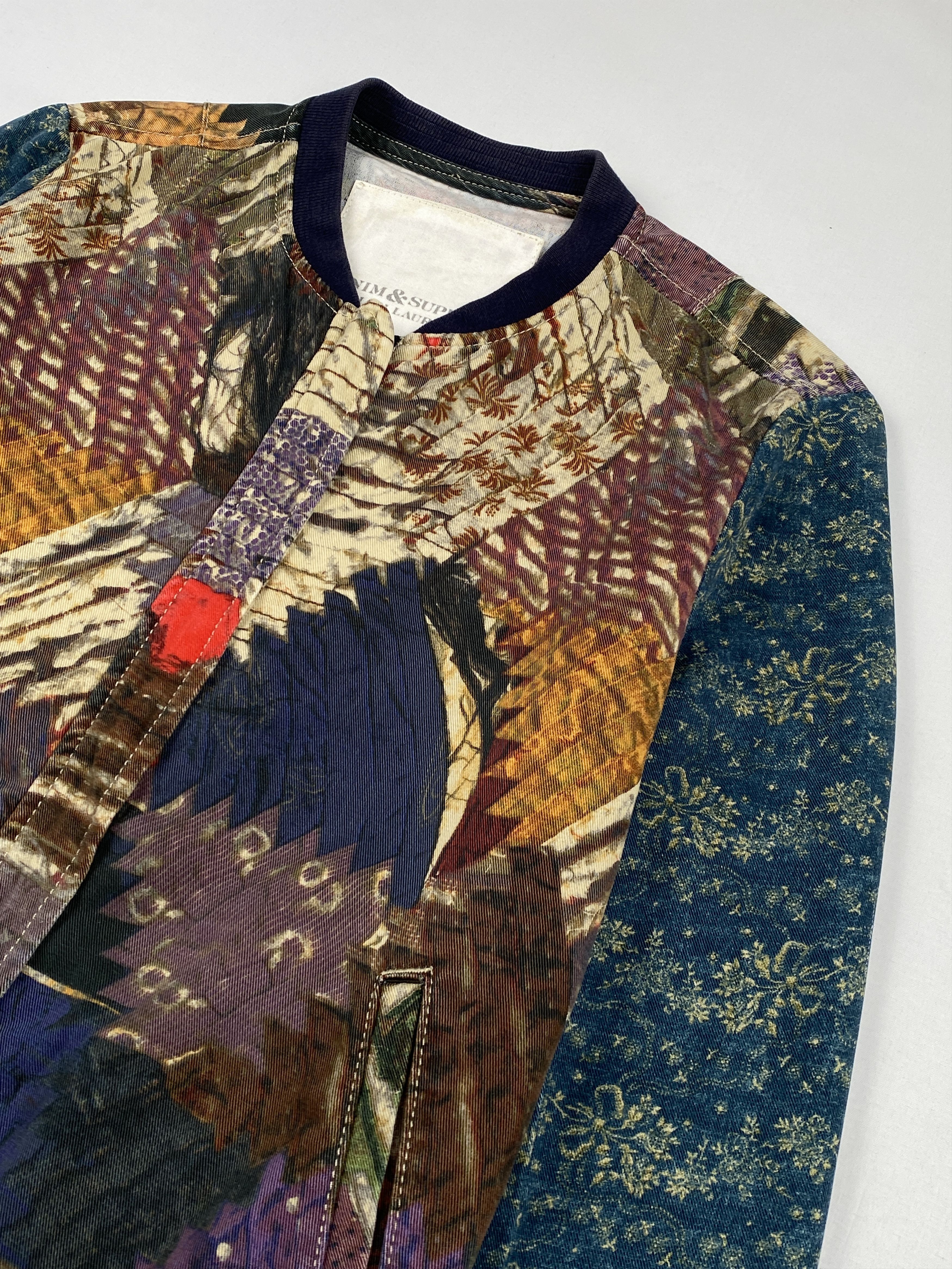 Denim & Supply Ralph Lauren Patchwork Blouson Jacket Size US XS / EU 42 / 0 - 5 Thumbnail