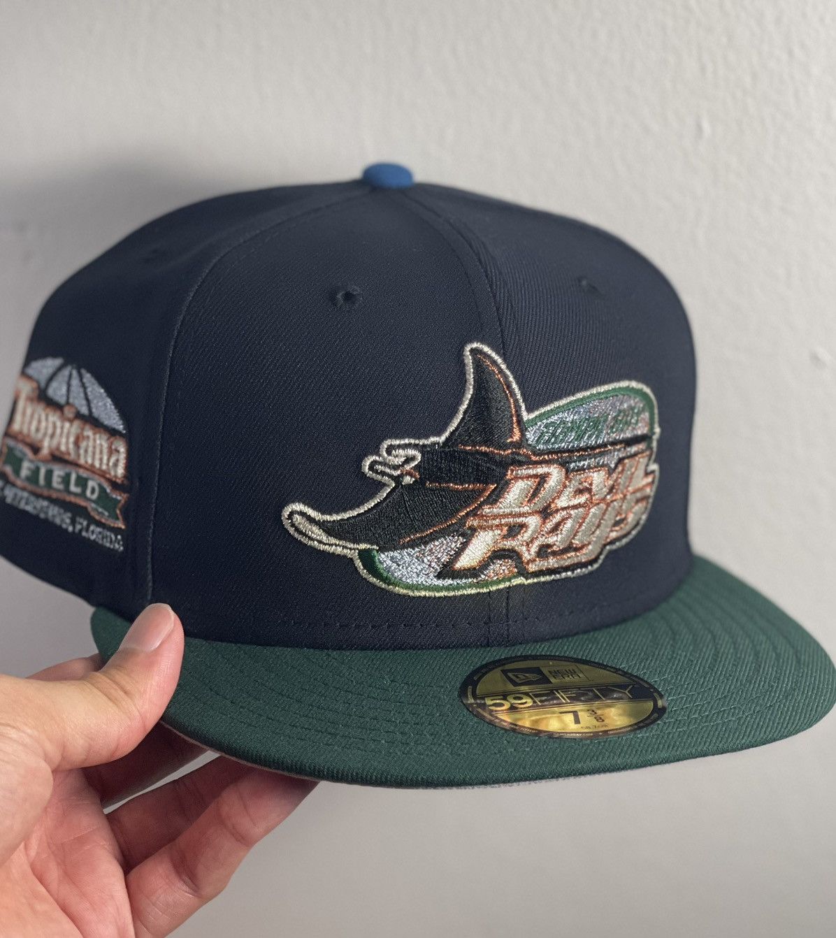 image of Mlb x New Era 7 3/8 All The Right X Rushmore “Noho Nati” Tampa Bay Rays, Men's