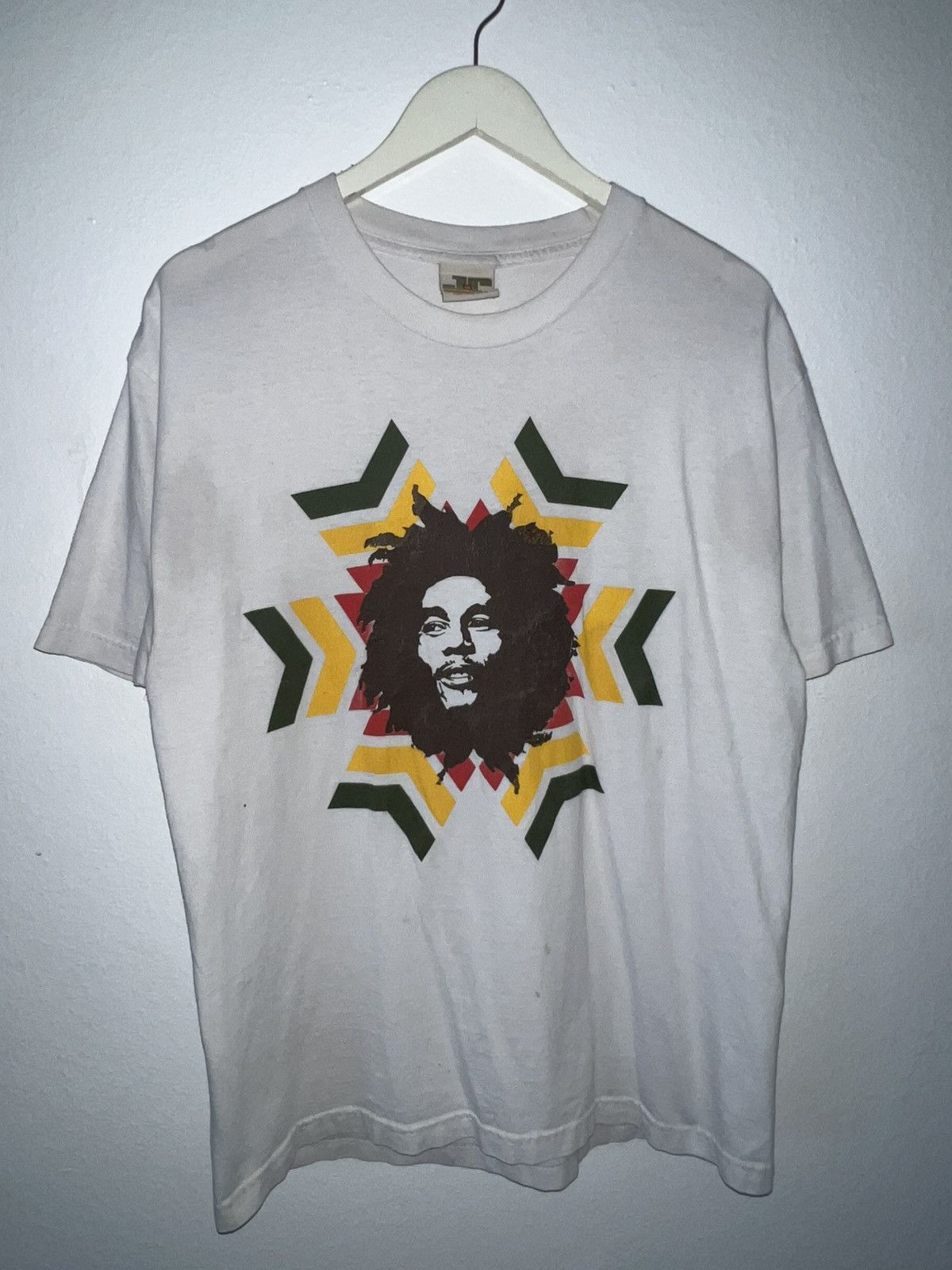 Vintage Vintage 98’ Bob Marley JR Revolutions Tee Size US L / EU 52-54 / 3 - 1 Thumbnail